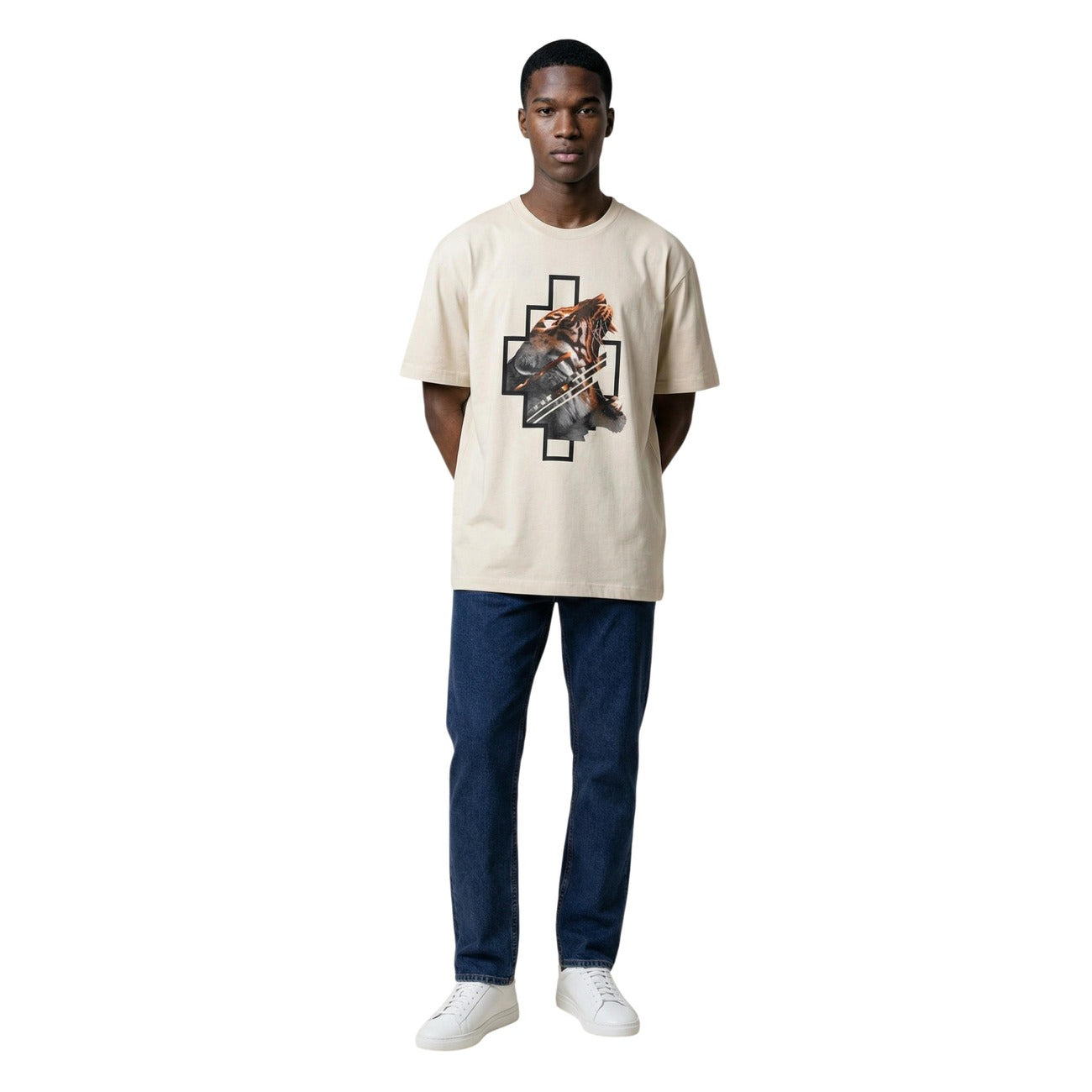 County Of Milan T-shirt Heren Beige #2459571