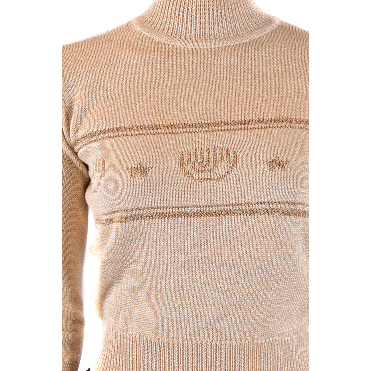 Chiara Ferragni Strickmode Damen Beige