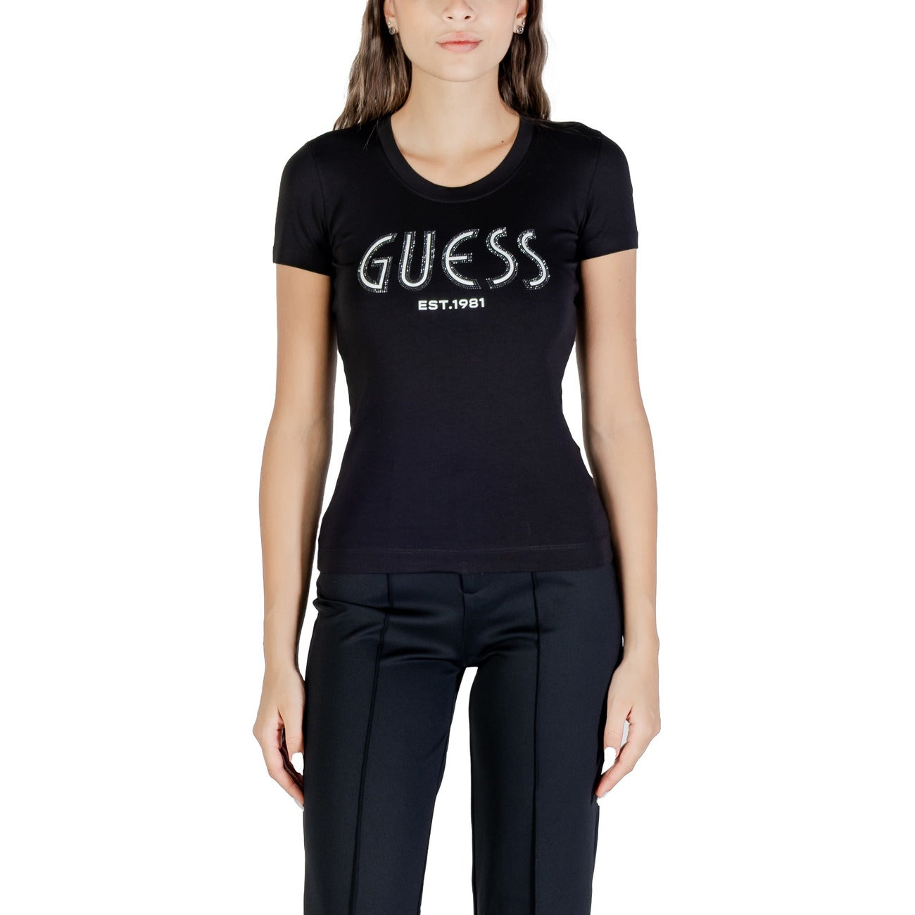 Guess T-shirt Dames Wit #2427543