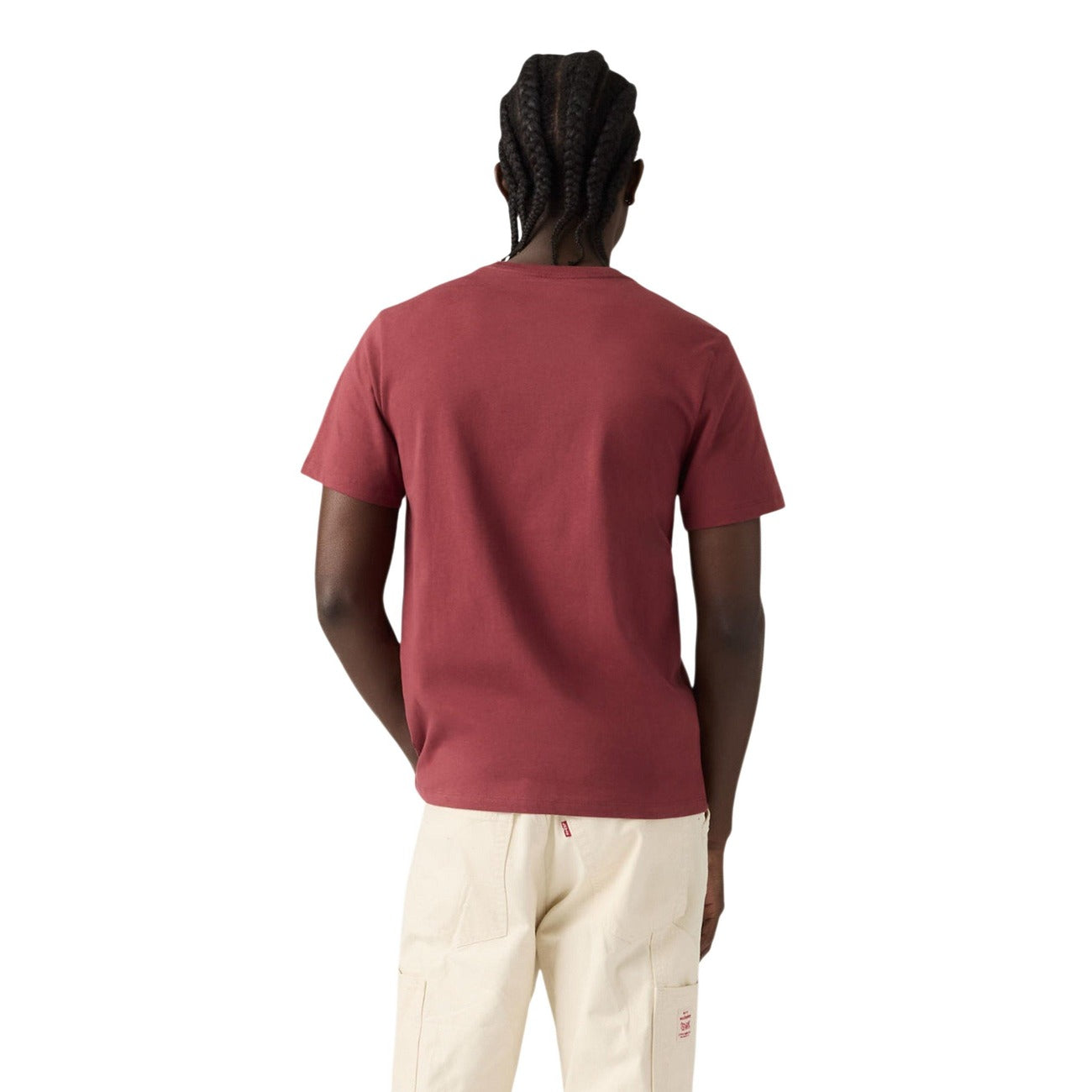 Levi`s T-shirt Heren Bordeaux
