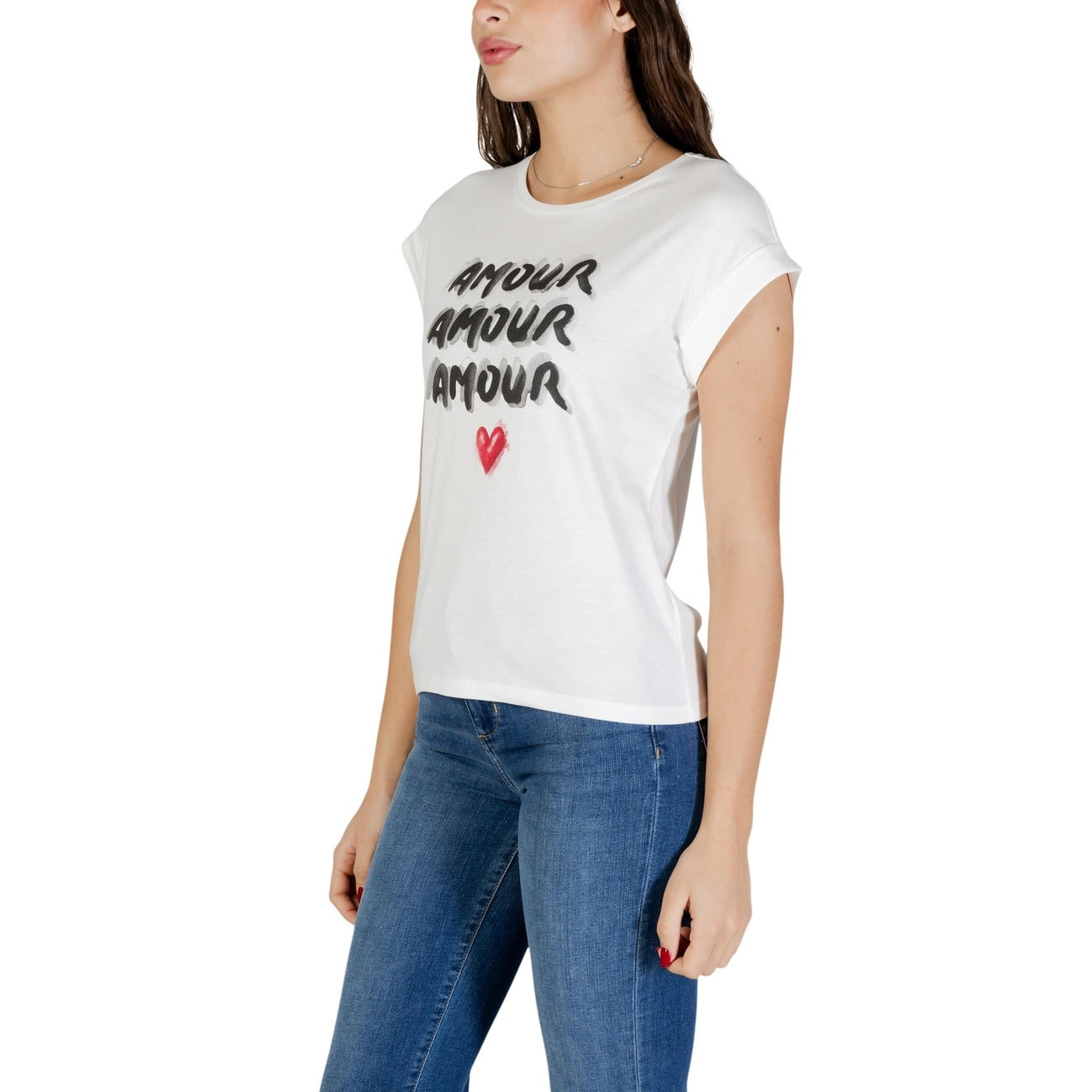 Morgan De Toi T-Shirt Damen Weiß #2450525
