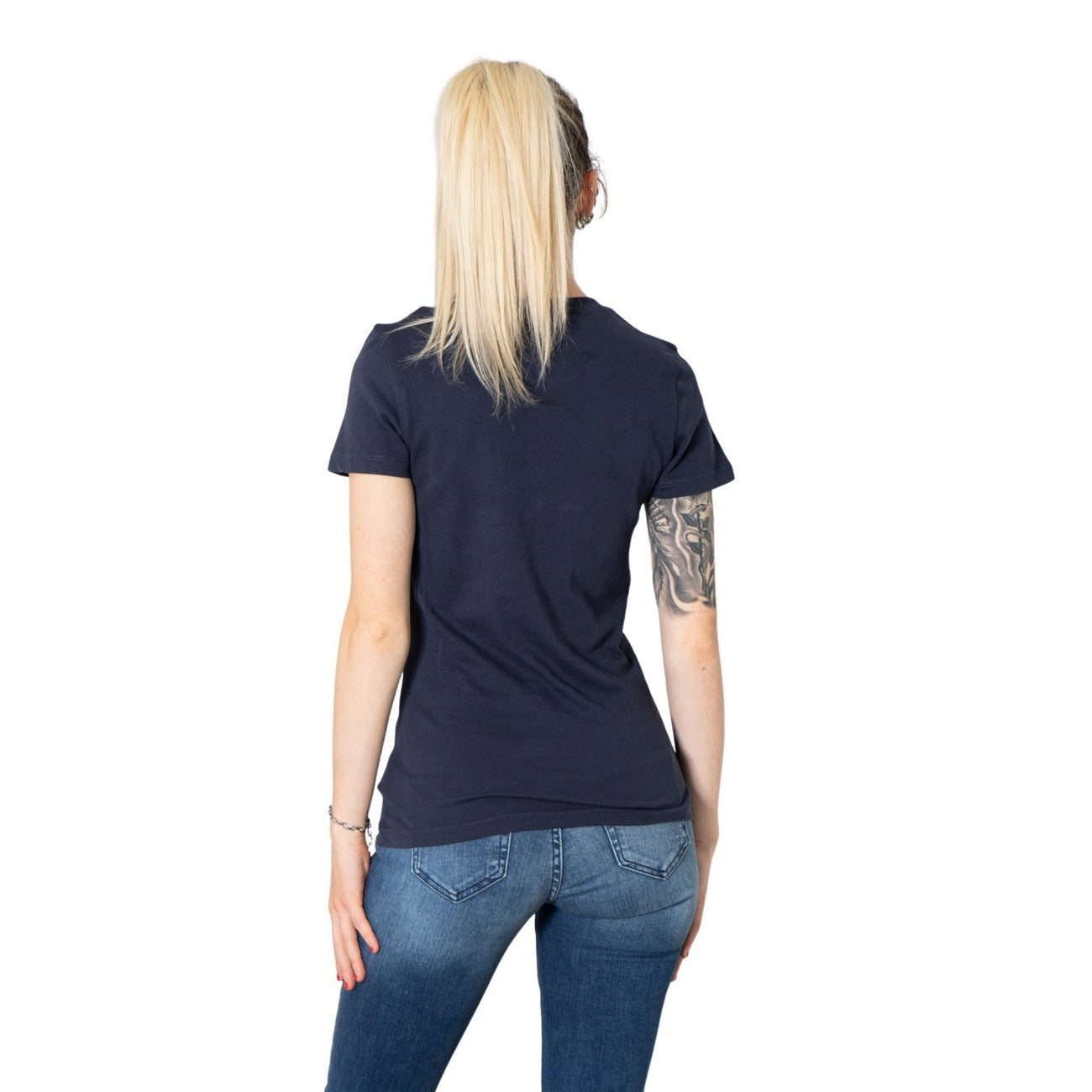 Tommy Hilfiger Jeans T-shirt Dames Blauw #273345