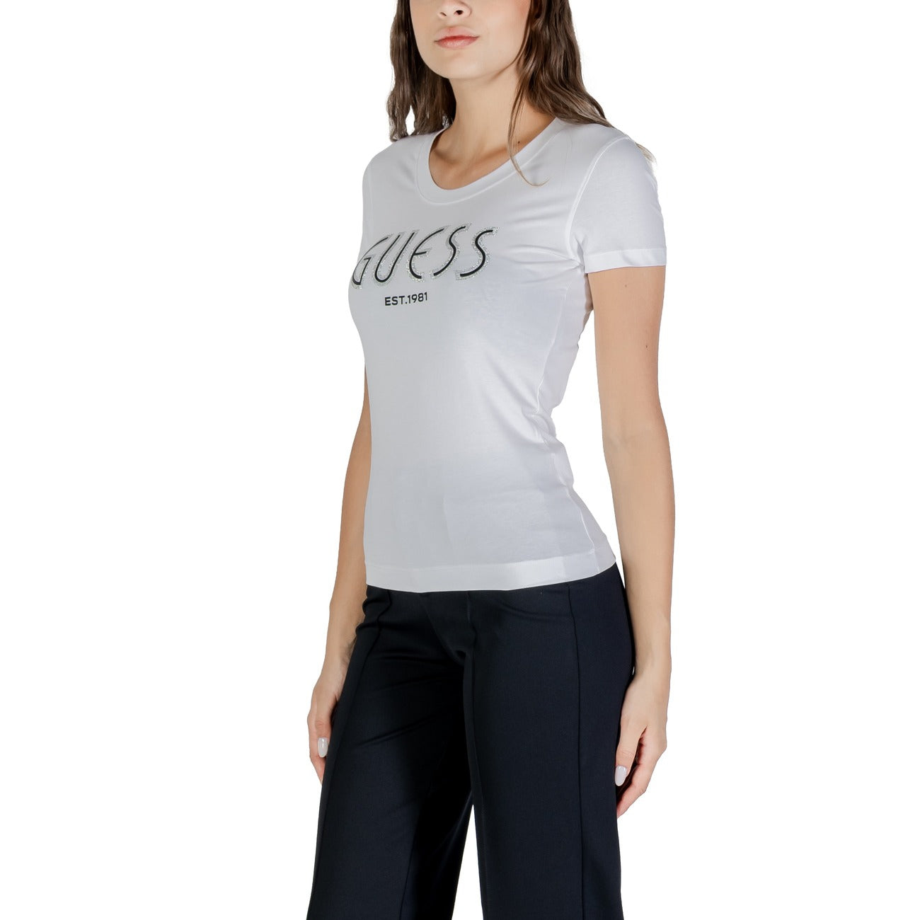 Guess T-shirt Dames Wit #2427543