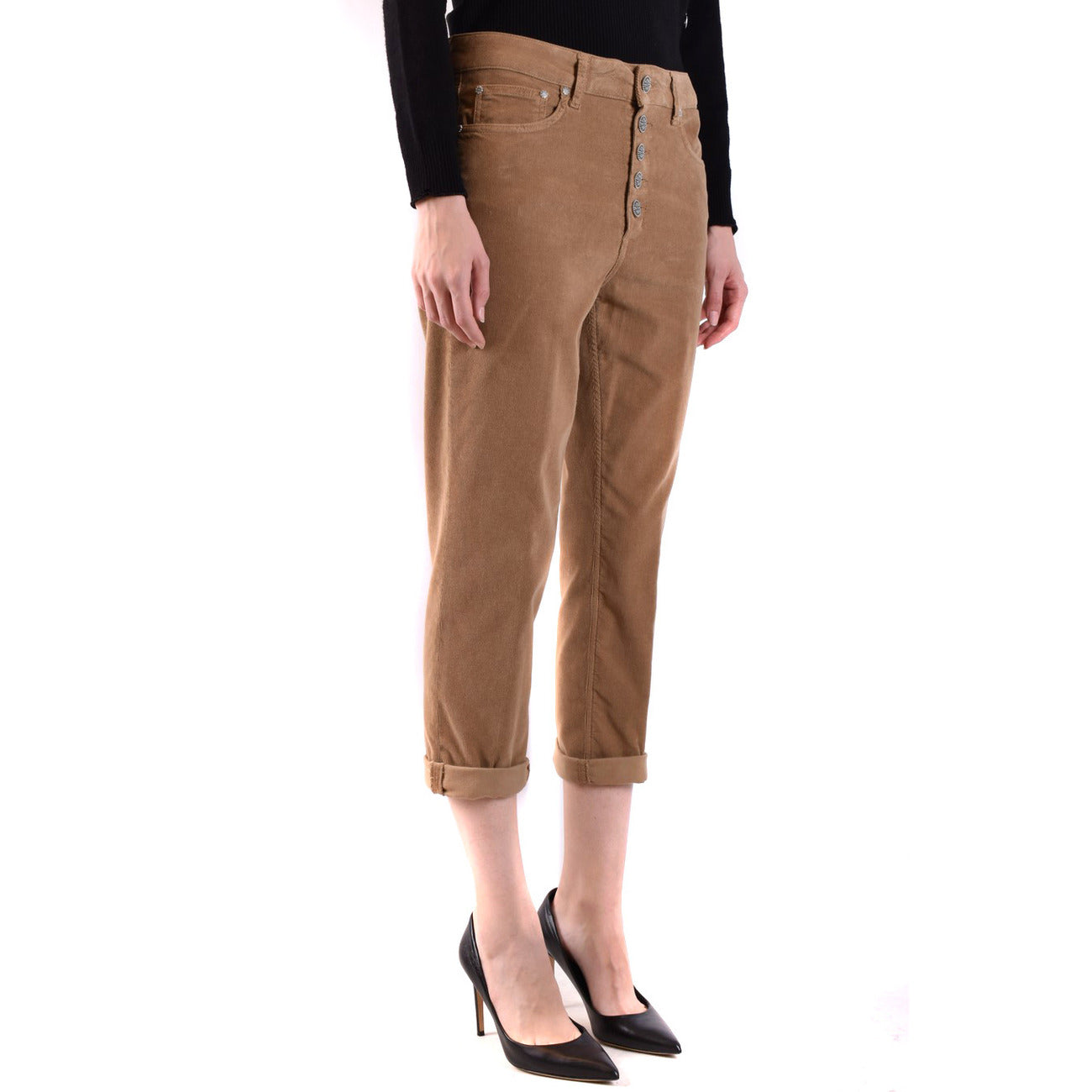 Dondup Broek Dames Beige