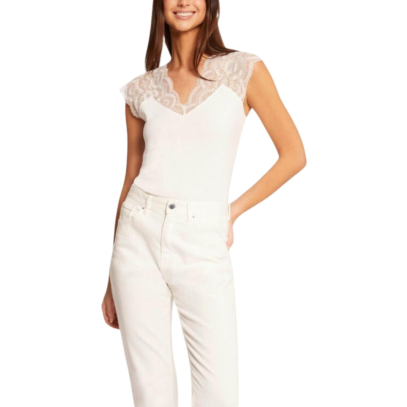 Morgan De Toi Top Damen Blau