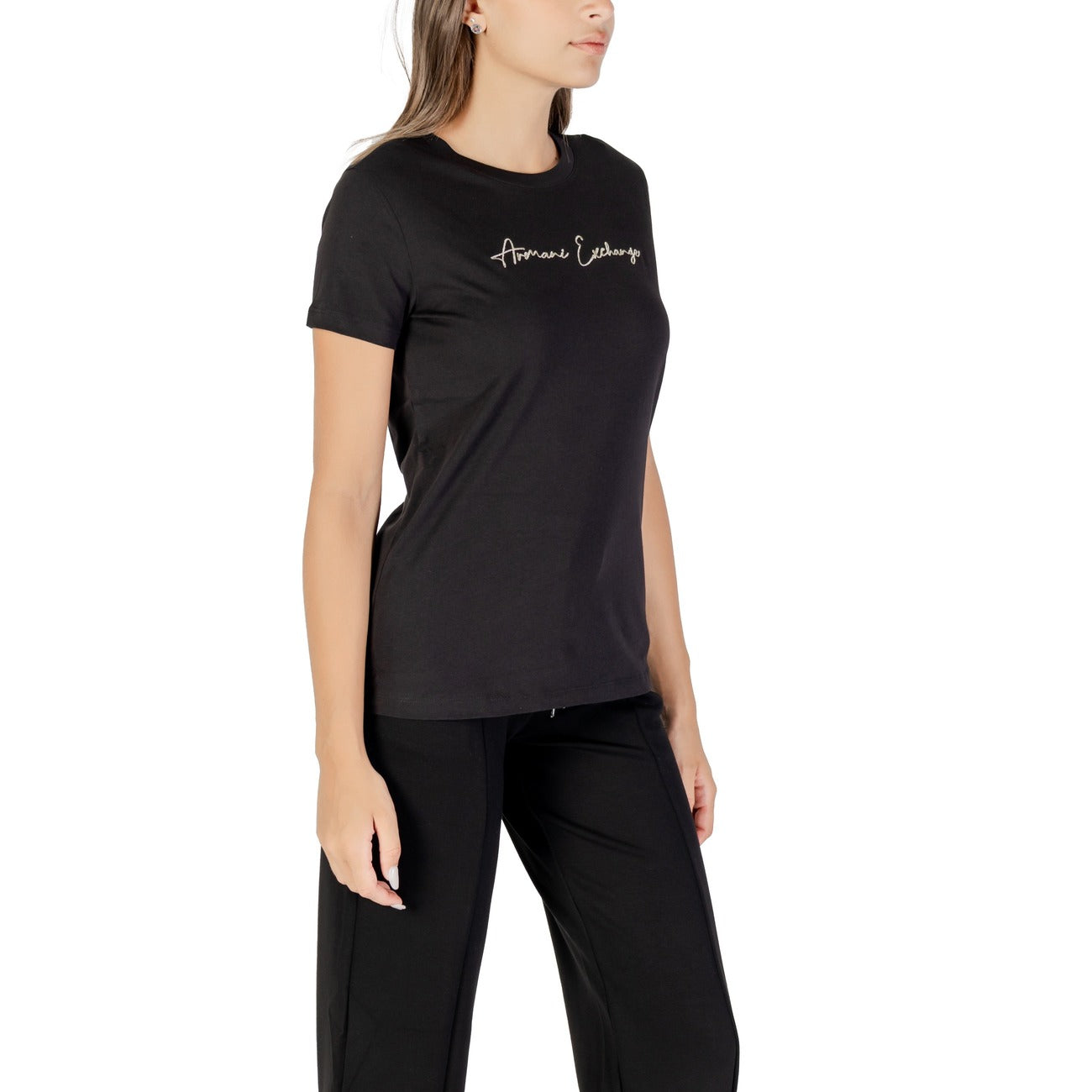 Armani Exchange T-shirt Dames Zwart #2429800