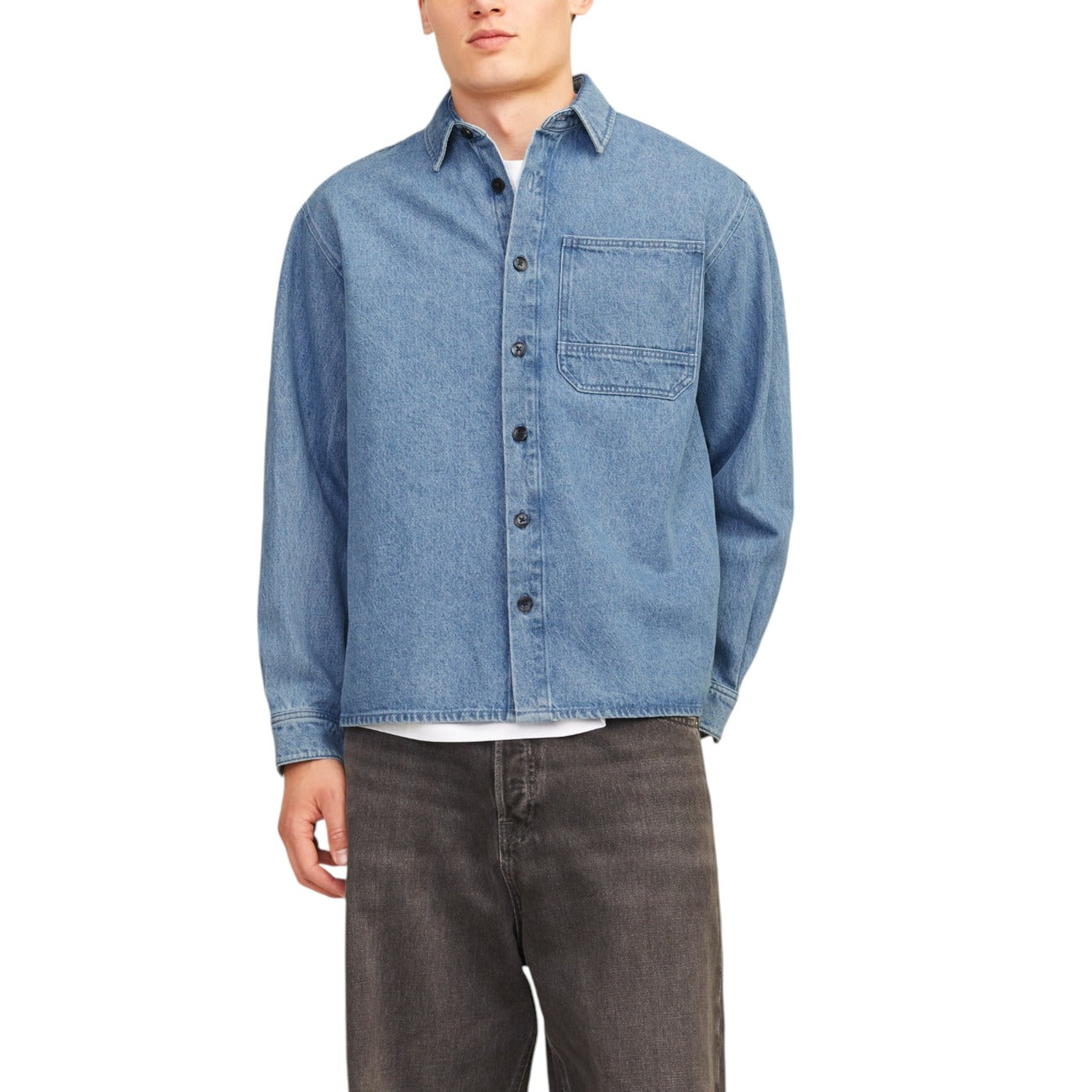 Jack & Jones Shirt Heren Blauw