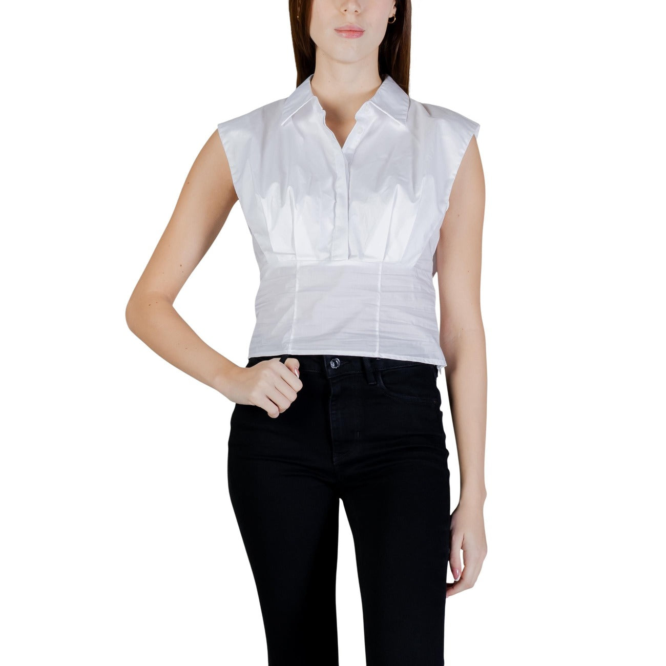 Guess Bluse Damen Weiß