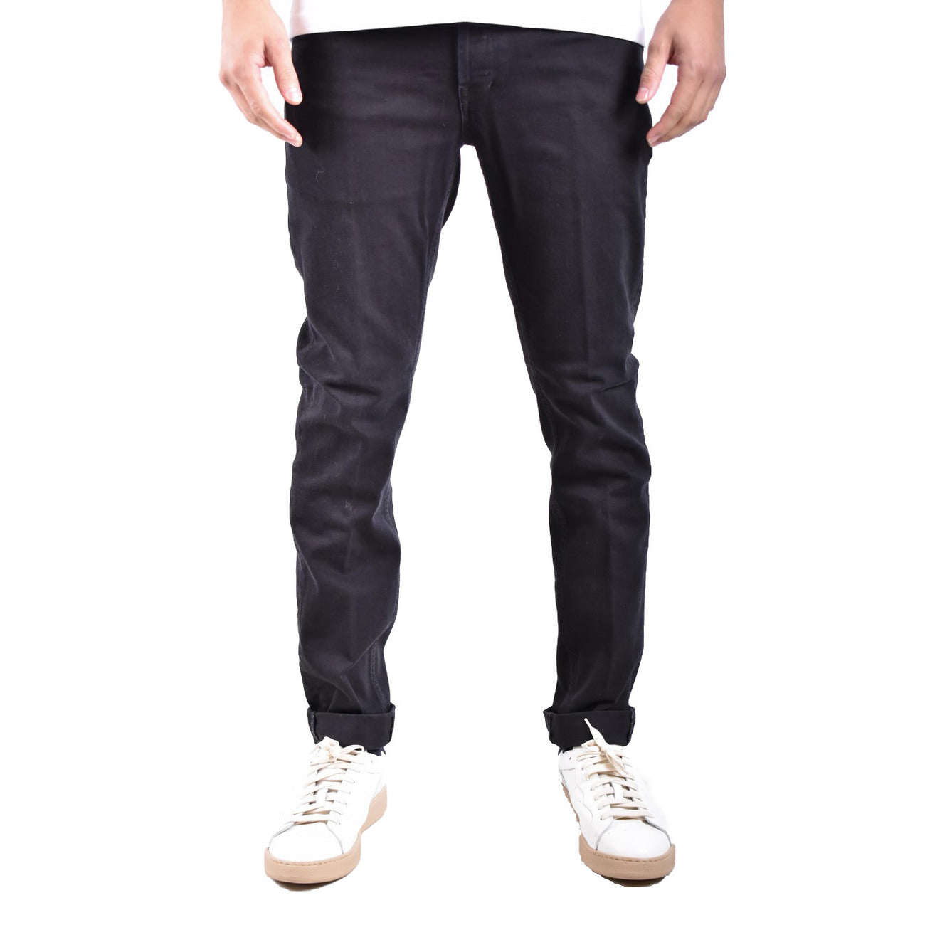Dondup Hose Herren Schwarz