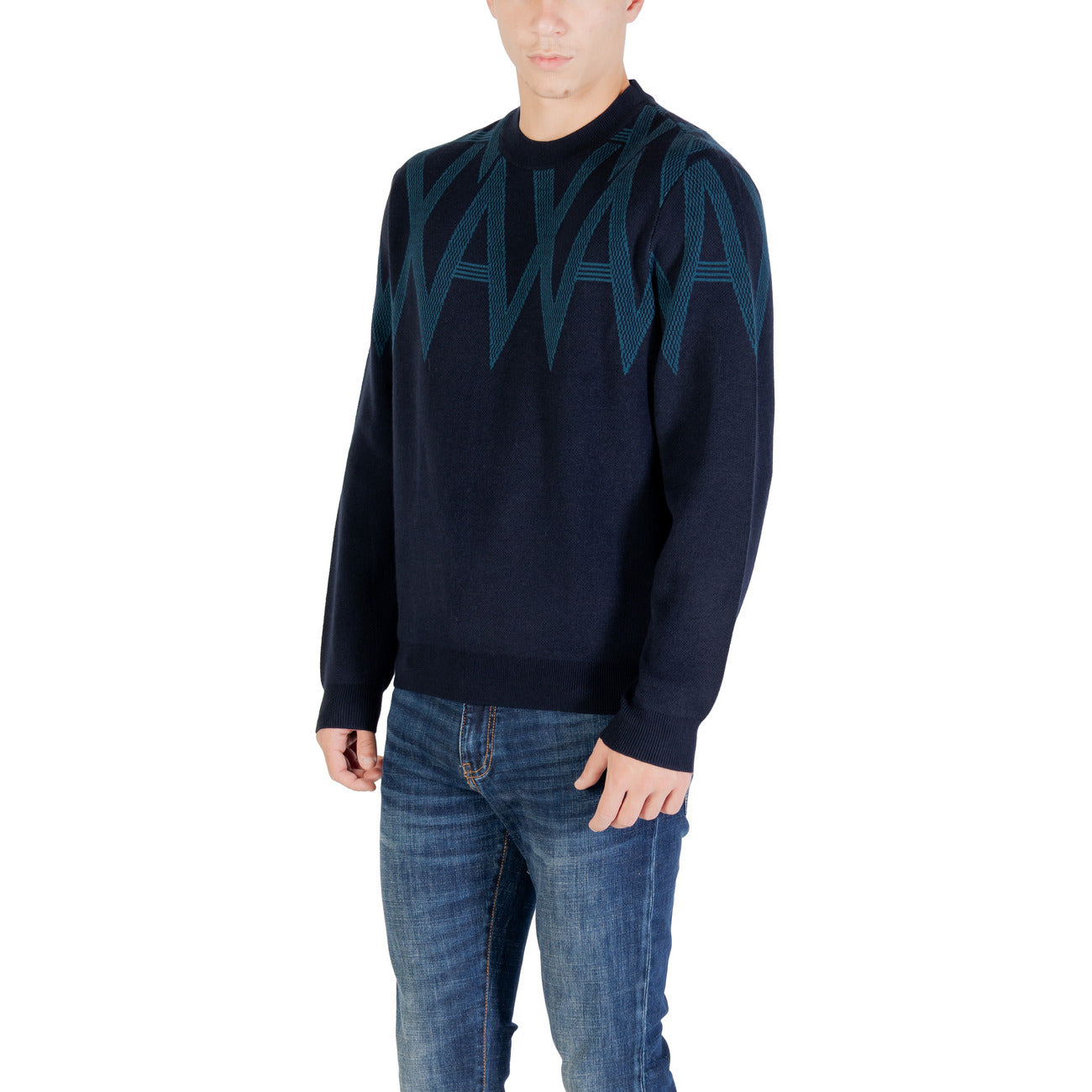 Armani Exchange Strickmode Herren Blau #2440293