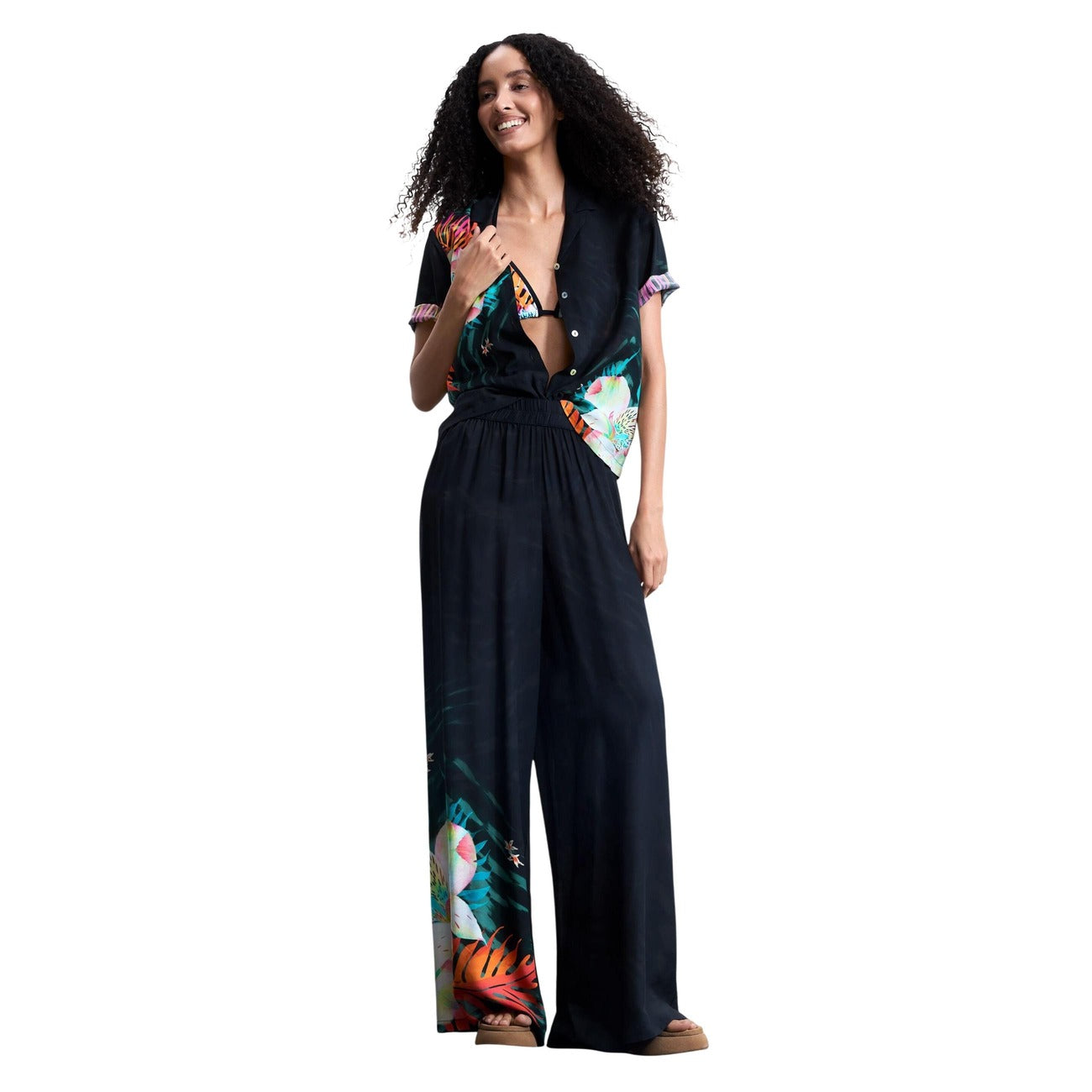 Desigual Hose Damen Schwarz