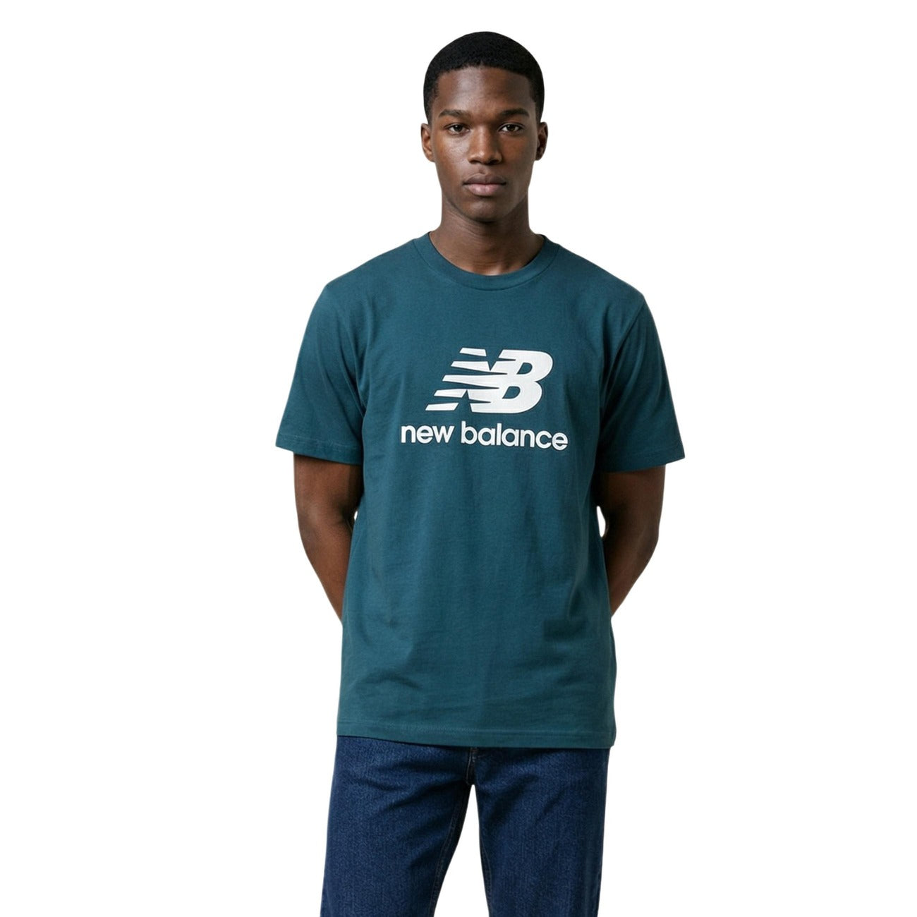 New Balance T-shirt Men Green #2460214