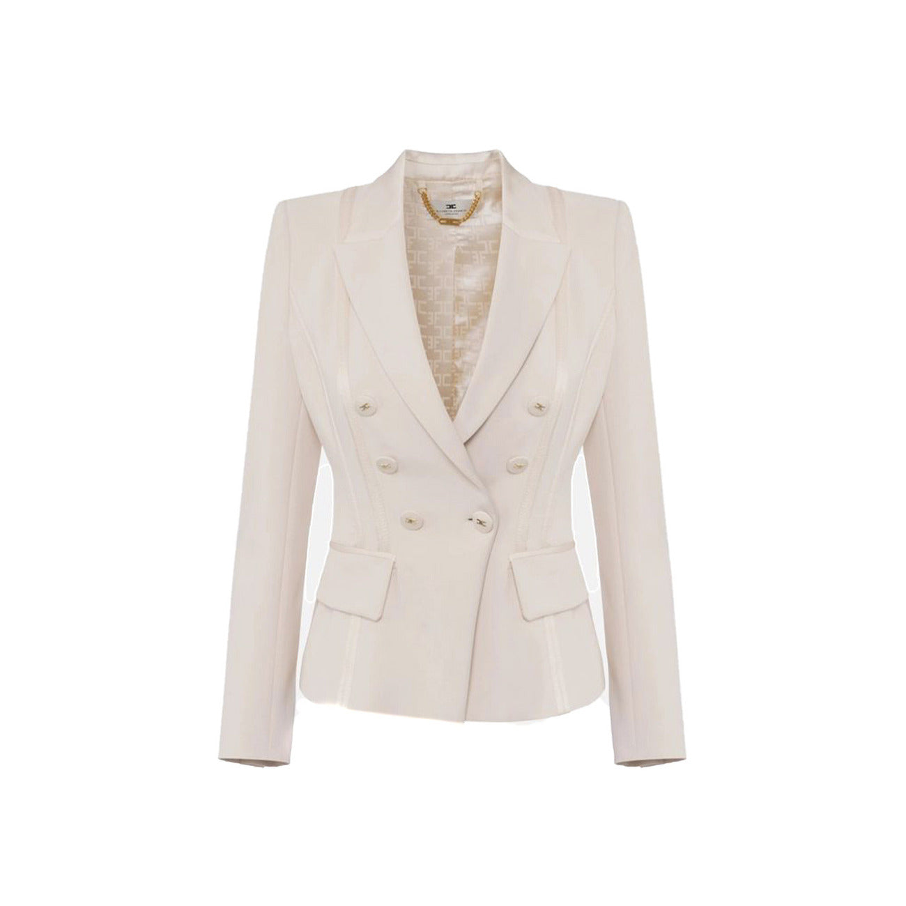Elisabetta Franchi Jack Damen Weiß