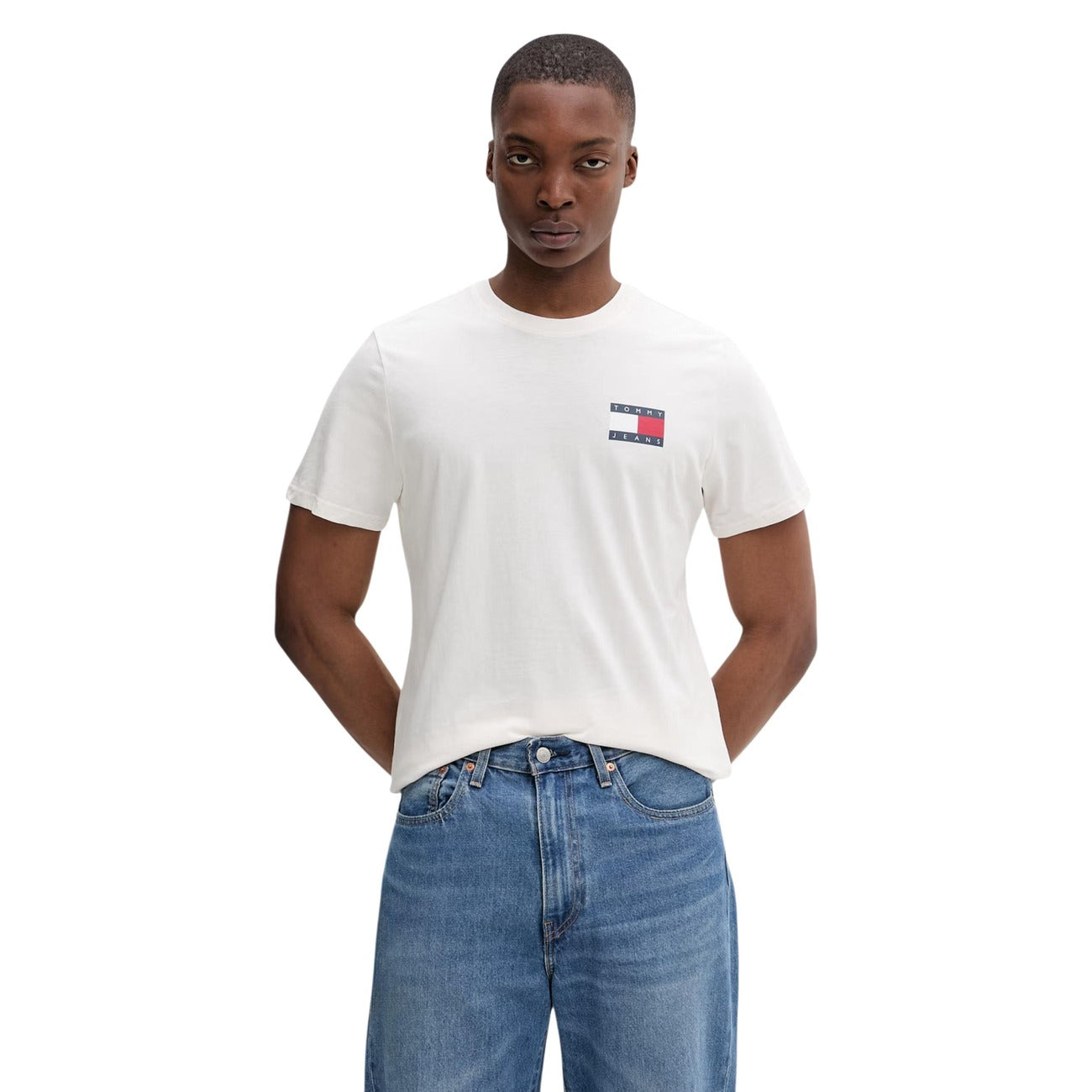 Tommy Hilfiger Jeans T-shirt Heren Beige #2466951