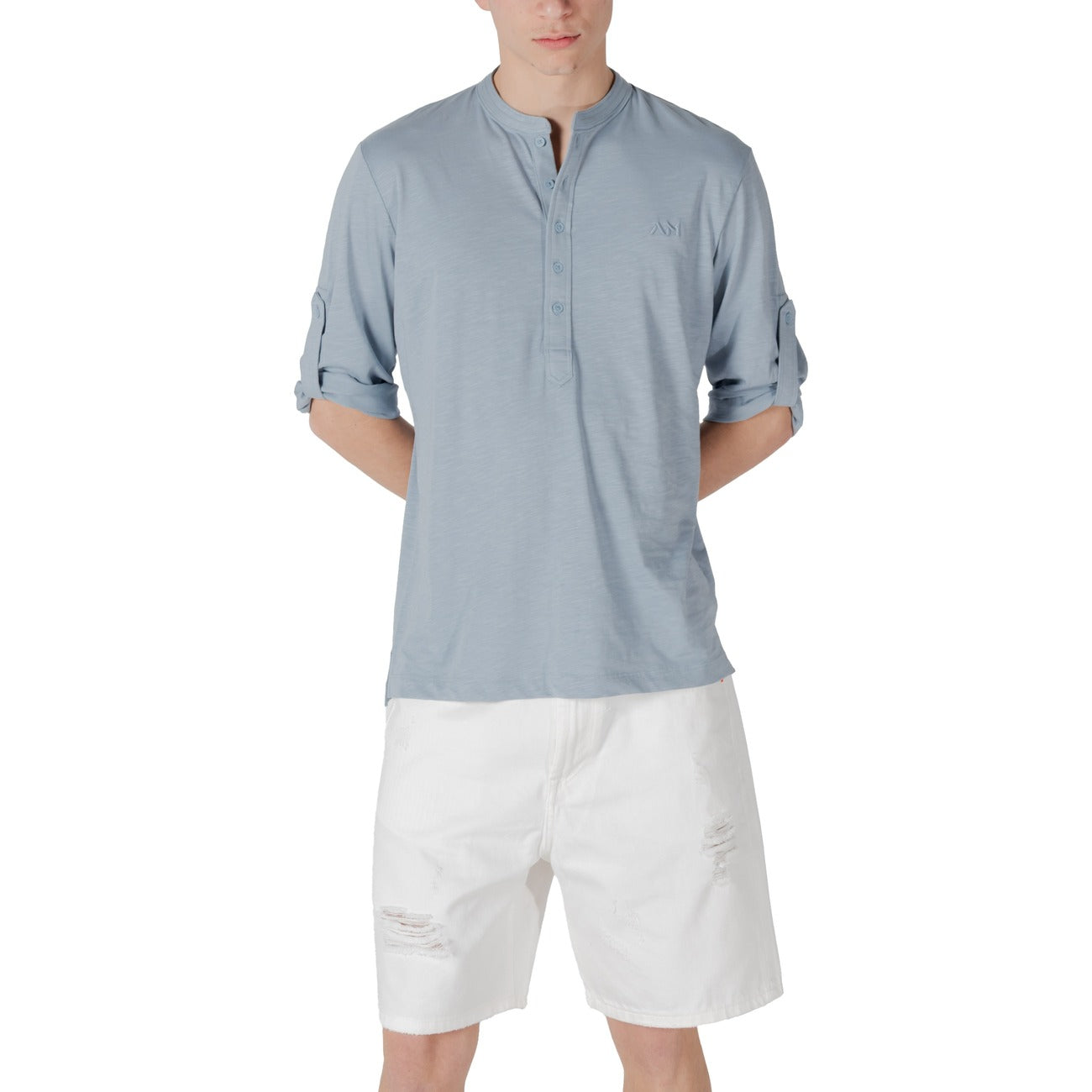 Antony Morato T-shirt Heren Lichtblauw
