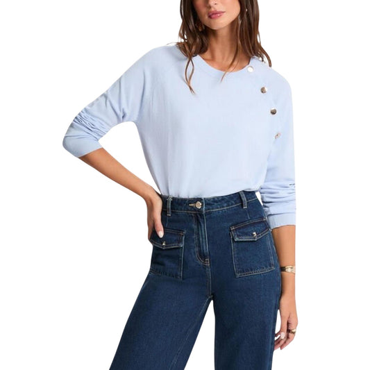 Morgan De Toi Strickmode Damen Hellblau #2469660