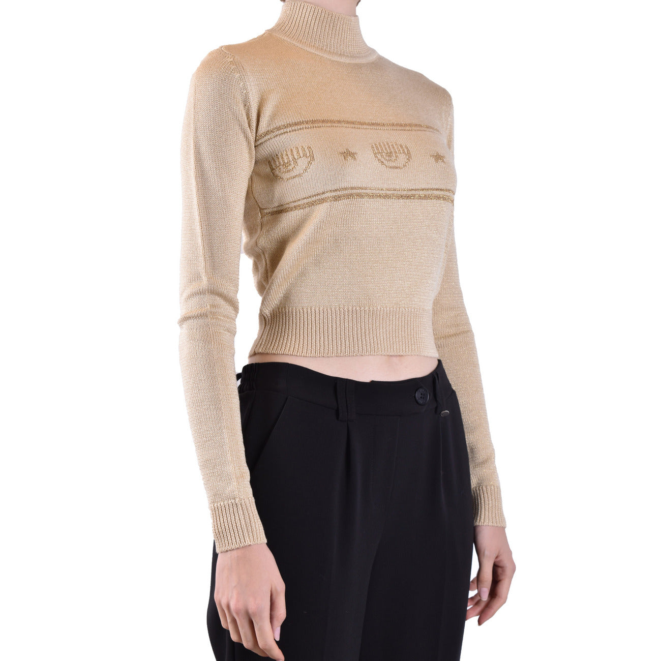 Chiara Ferragni Strickmode Damen Beige