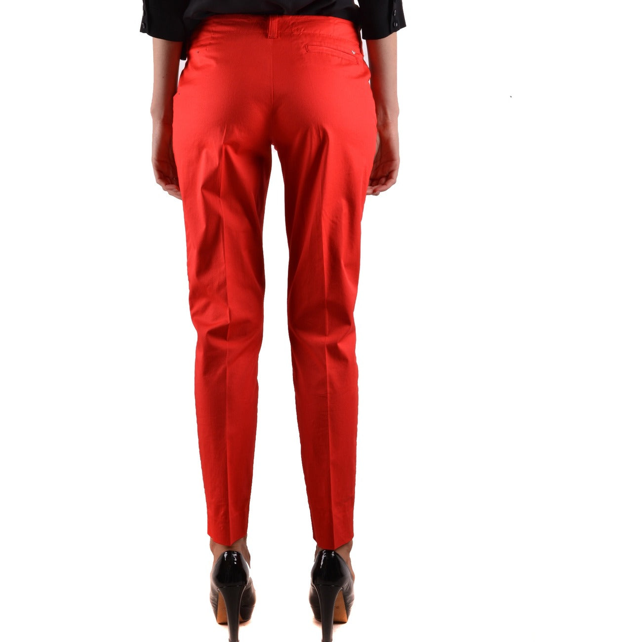 Armani Jeans Hose Damen Rot