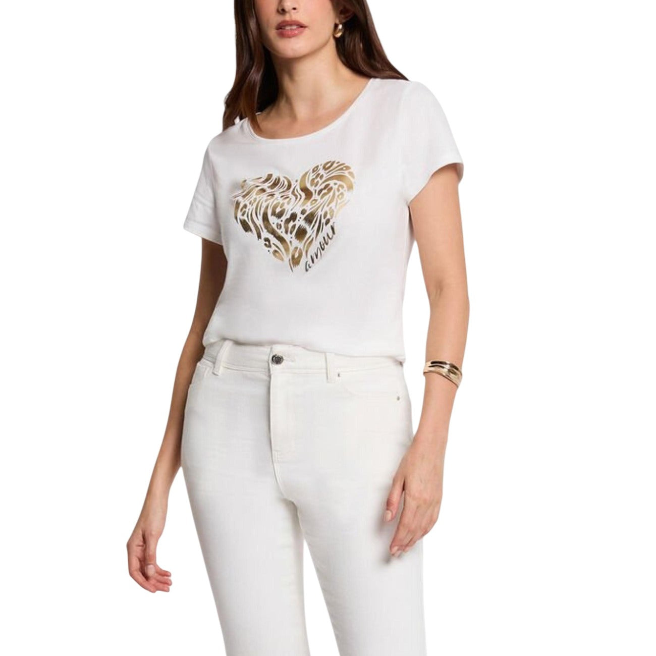 Morgan De Toi T-shirt Dames Wit #2469637
