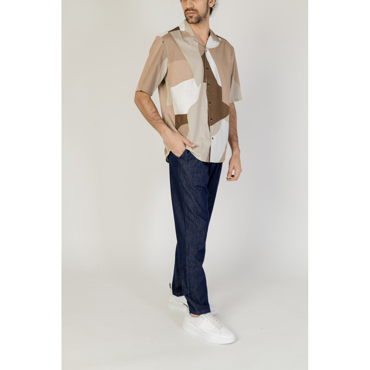 Only & Sons Shirt Heren Bruin