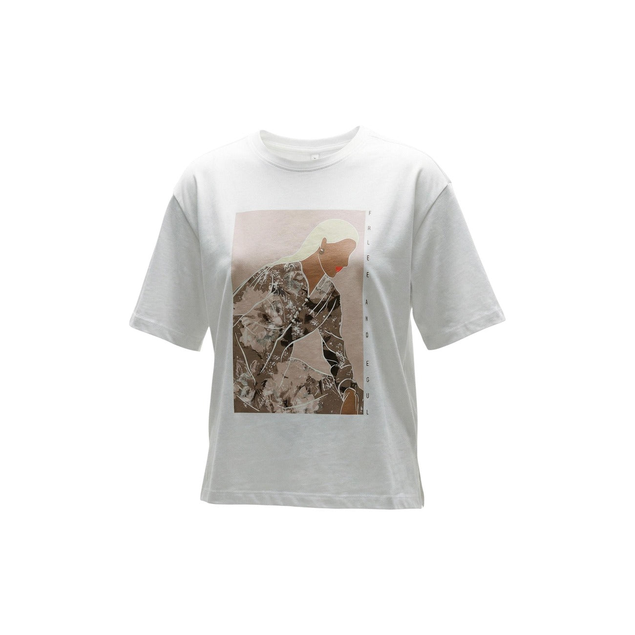 Only T-Shirt Damen Beige #2466789
