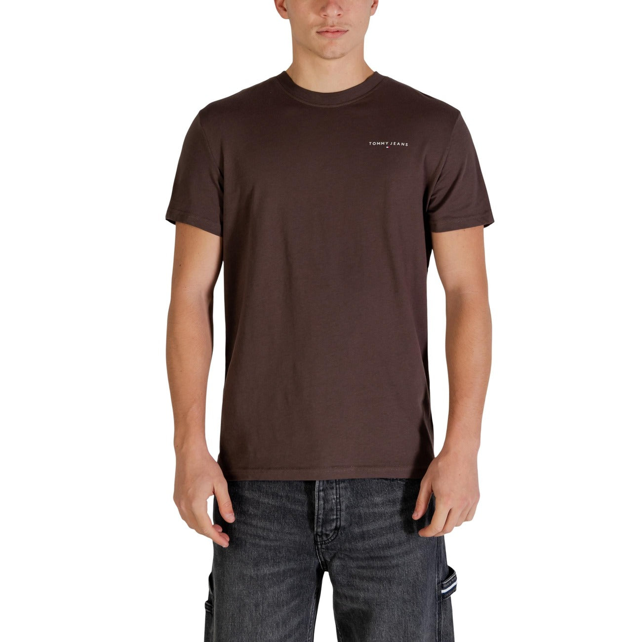 Tommy Hilfiger Jeans T-Shirt Herren Braun #2447255