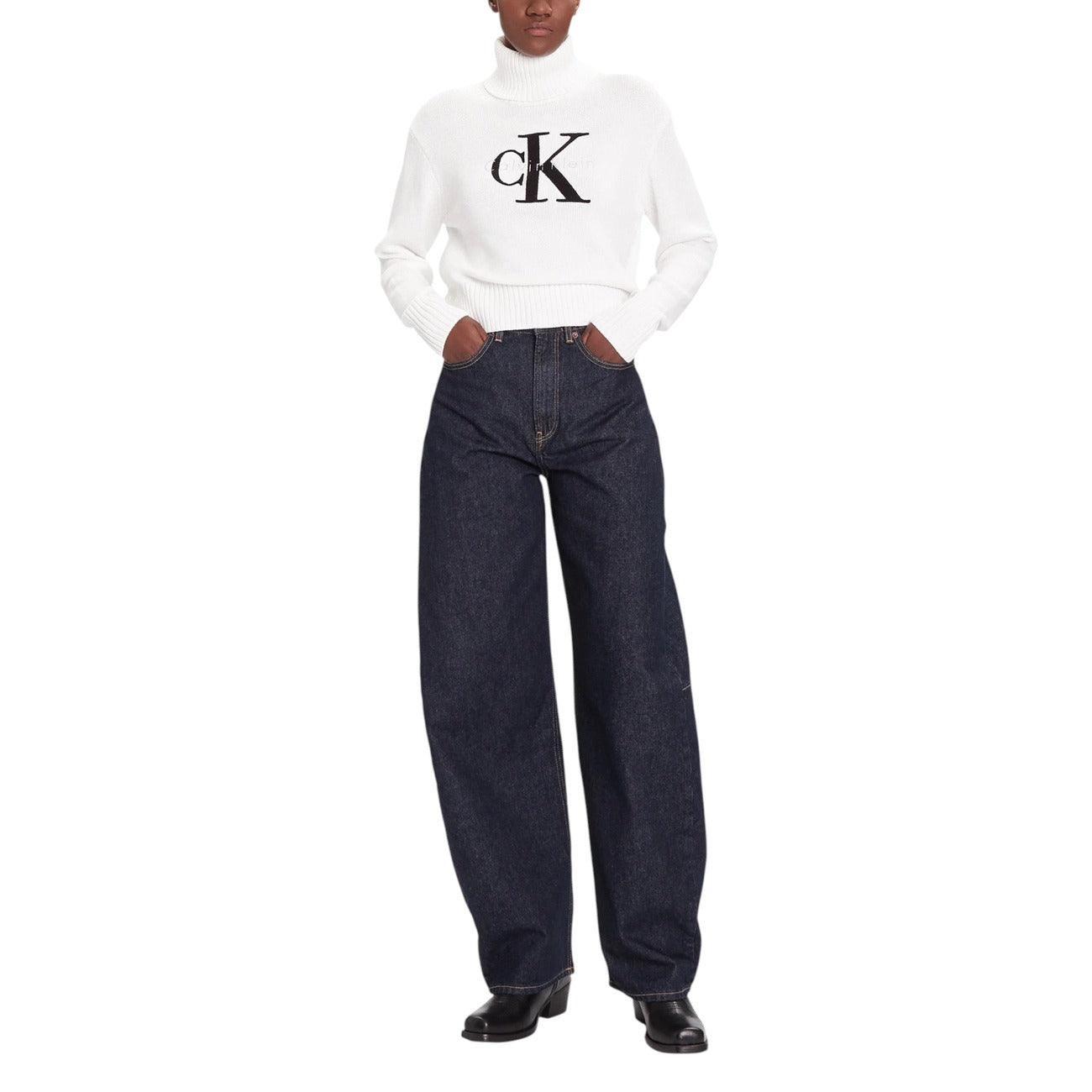 Calvin Klein Jeans Strickmode Damen Weiß #2441593