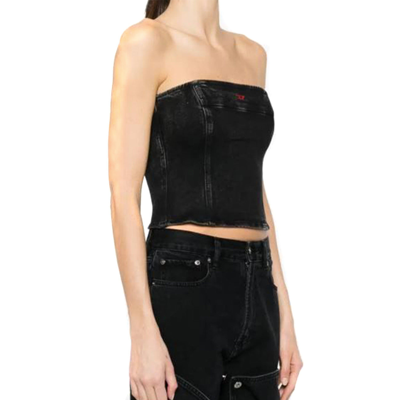 Diesel Top Dames Grijs