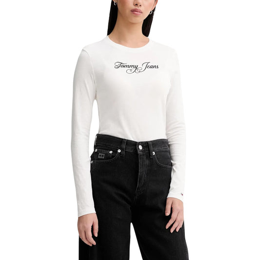Tommy Hilfiger Jeans T-Shirt Damen Weiß #2447677