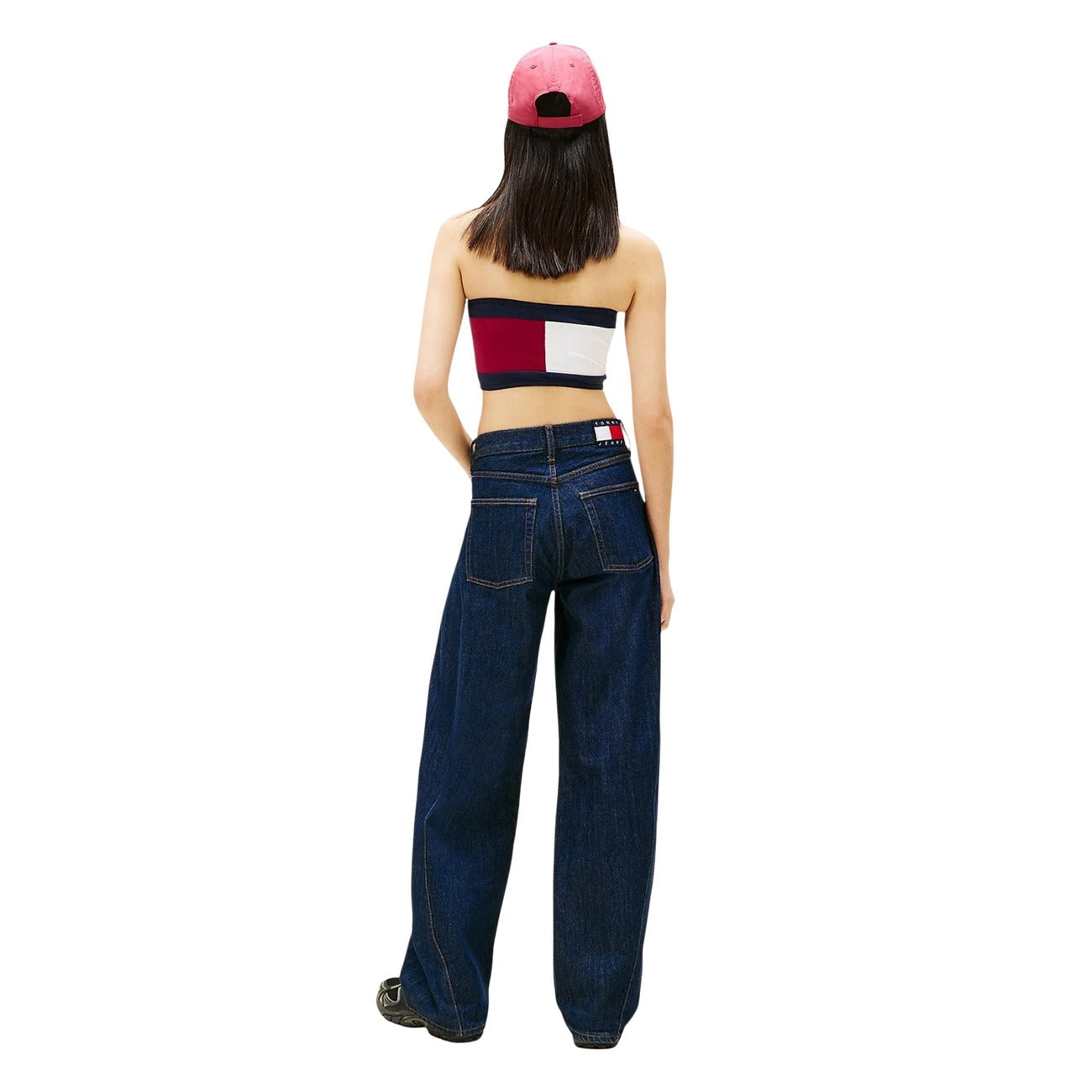 Tommy Hilfiger Jeans Top Damen Bordeaux
