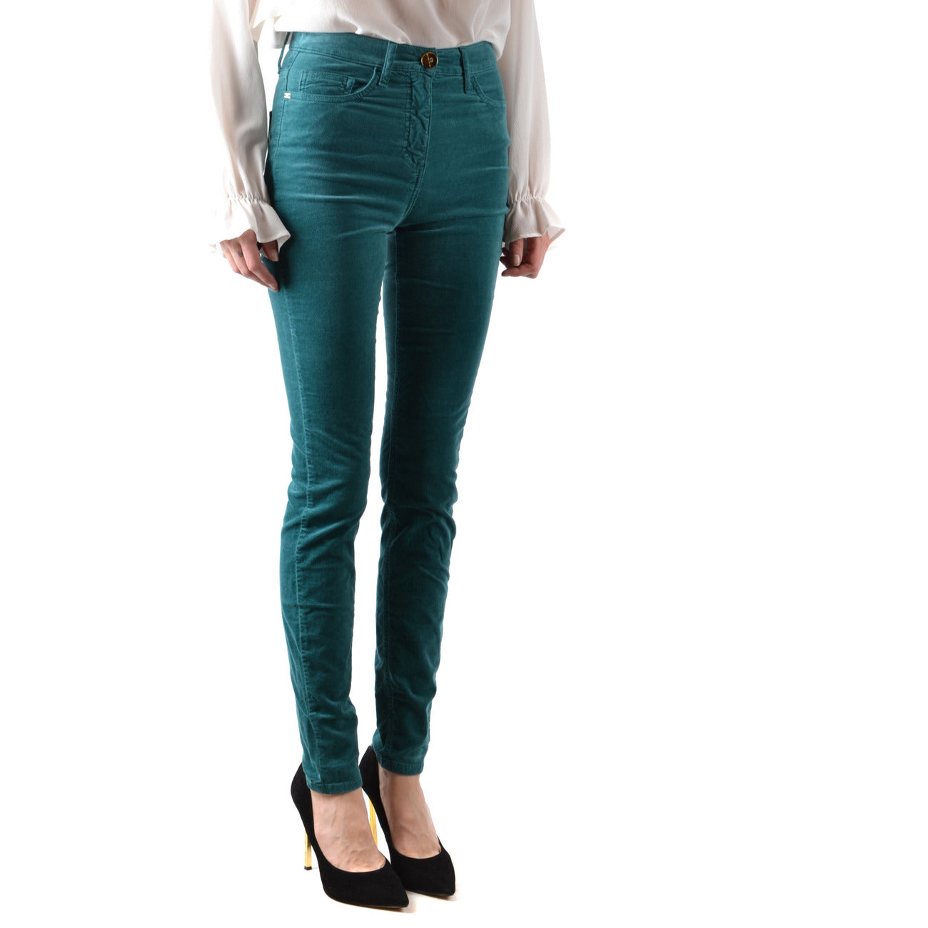 Elisabetta Franchi Jeans Damen Grün