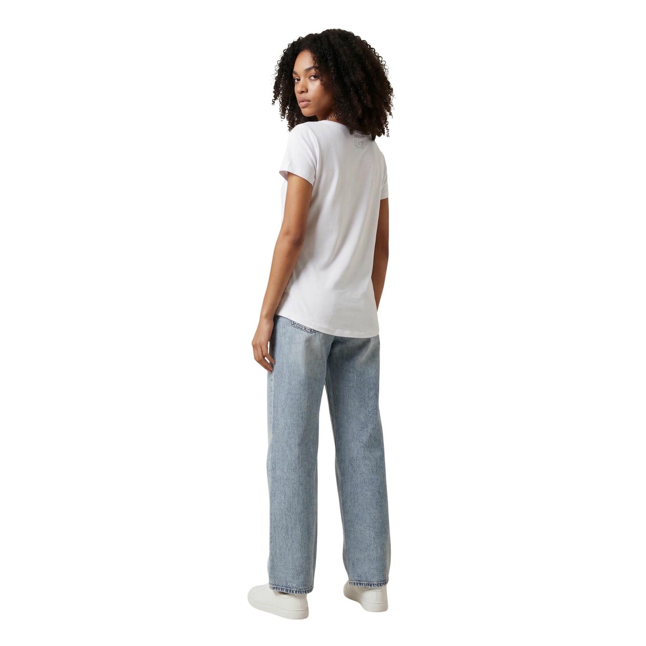 Ea7 T-Shirt Damen Weiß Weiß