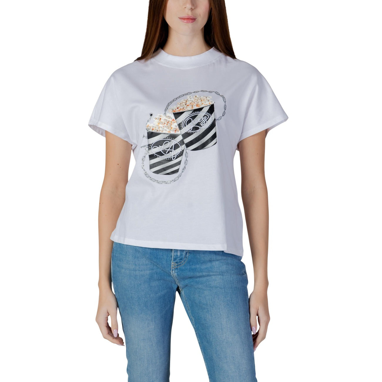 Guess T-shirt Women White White