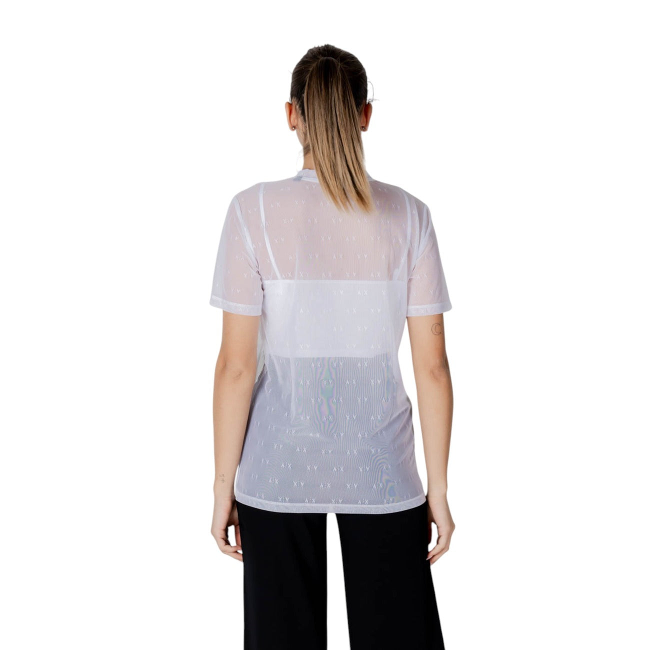Armani Exchange T-shirt Dames Wit #2412471