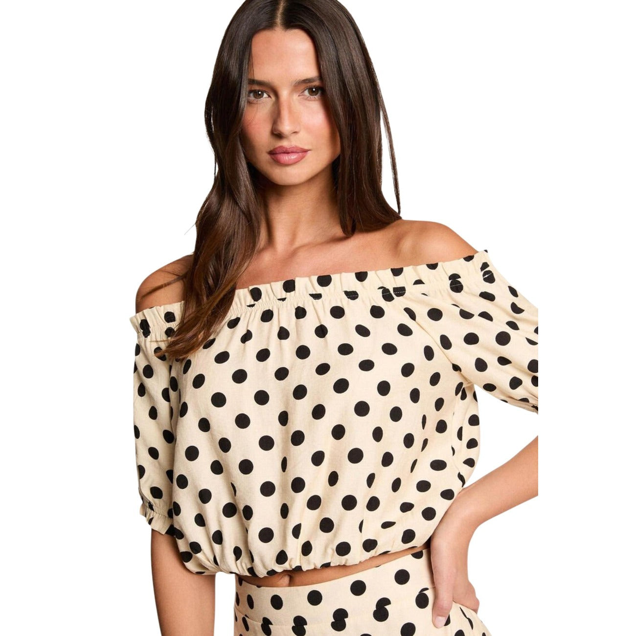 Morgan De Toi Bluse Damen Beige #2459987