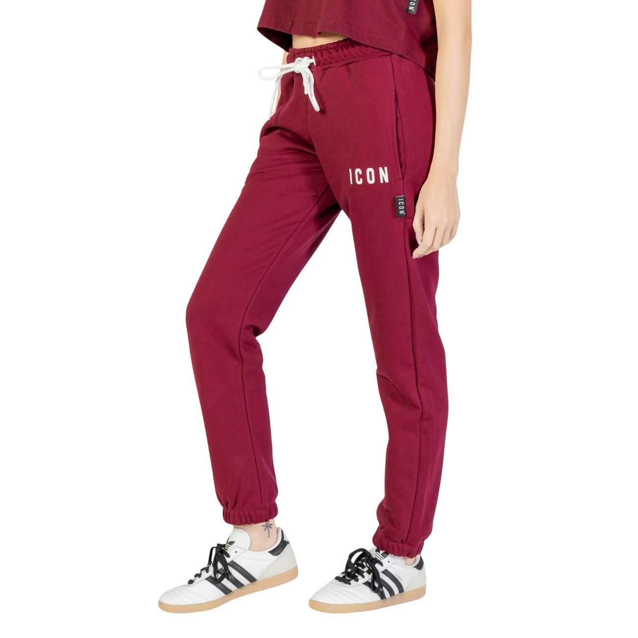 Icon Trousers Women Burgundy