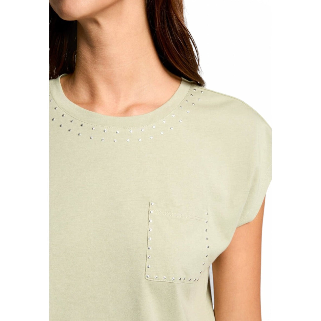 Morgan De Toi T-shirt Dames Groen