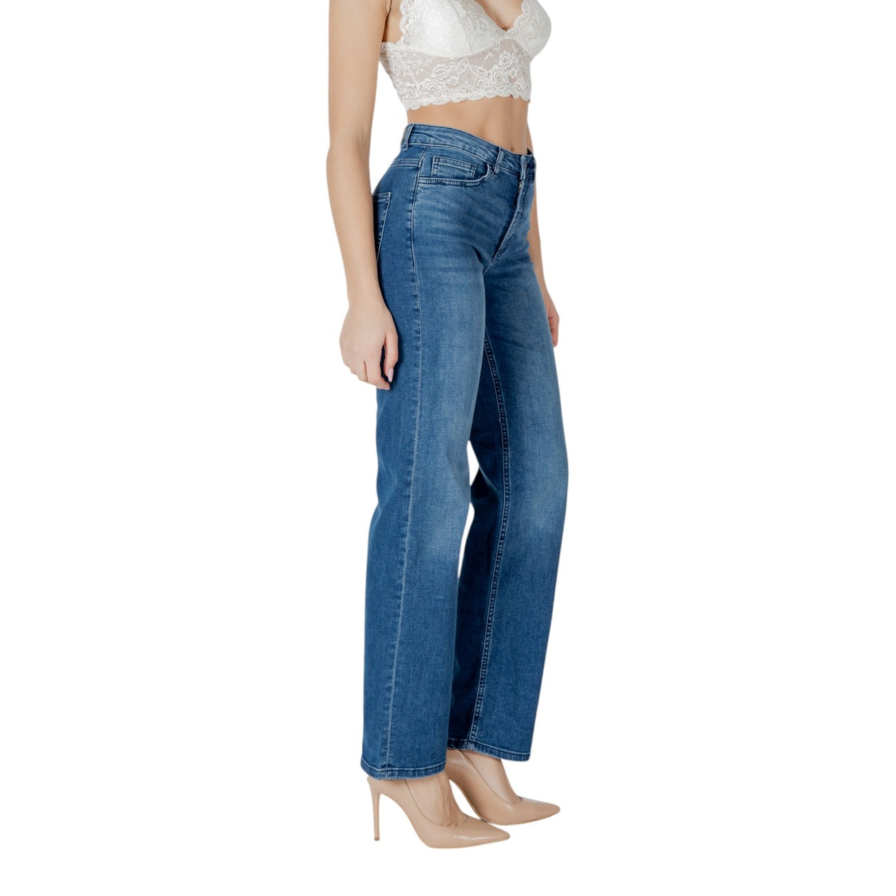 Ichi Jeans Dames Blauw