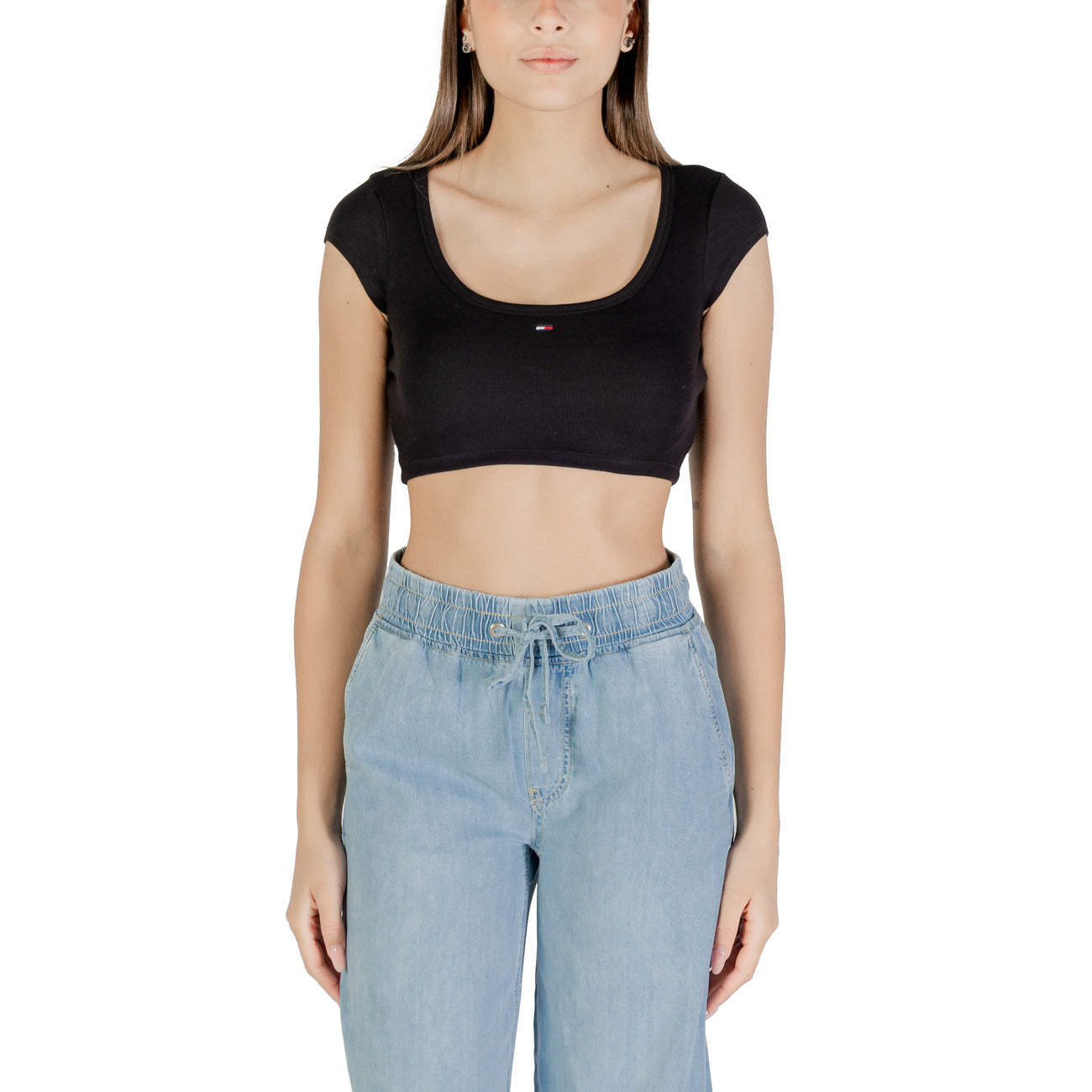 Tommy Hilfiger Jeans Top Damen Schwarz #2424852