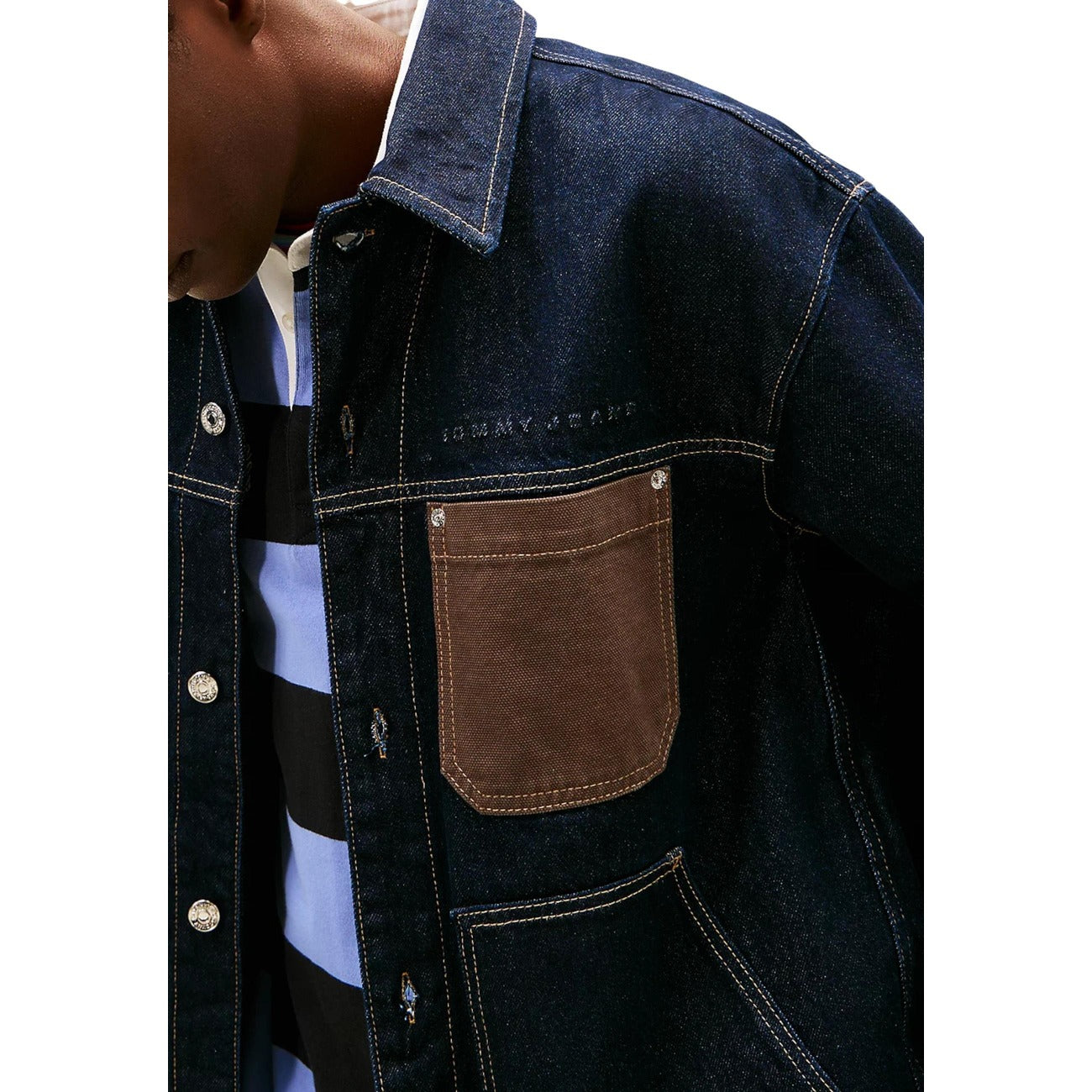 Tommy Hilfiger Jeans Windbreaker Herren Blau
