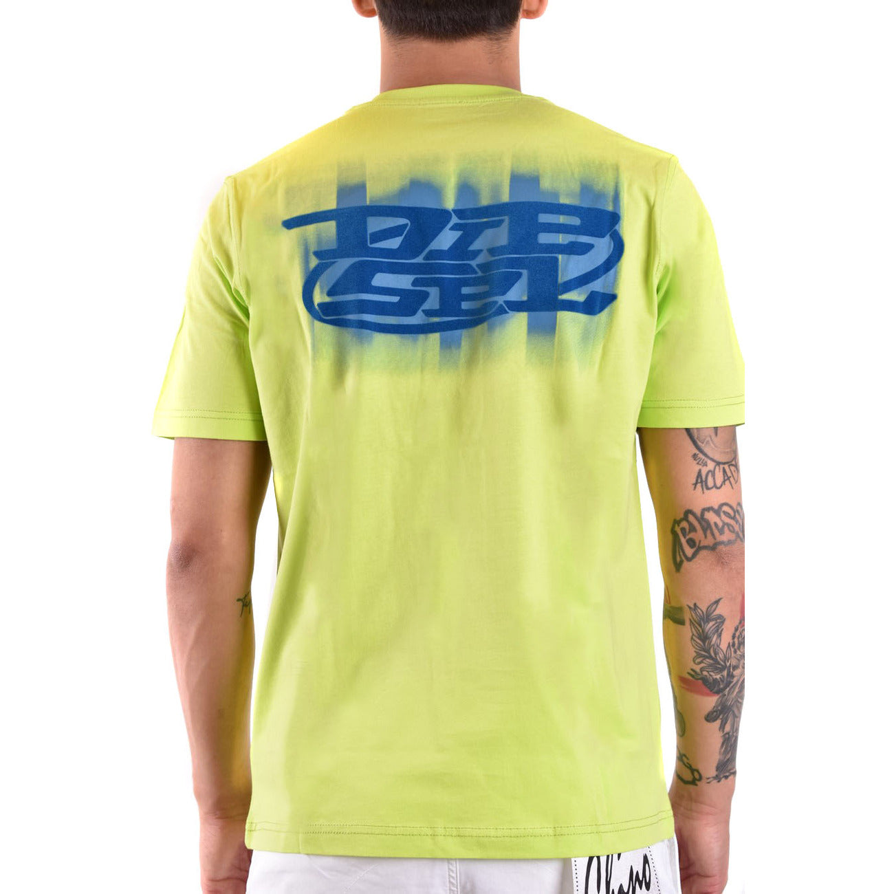 Diesel T-shirt Heren Geel