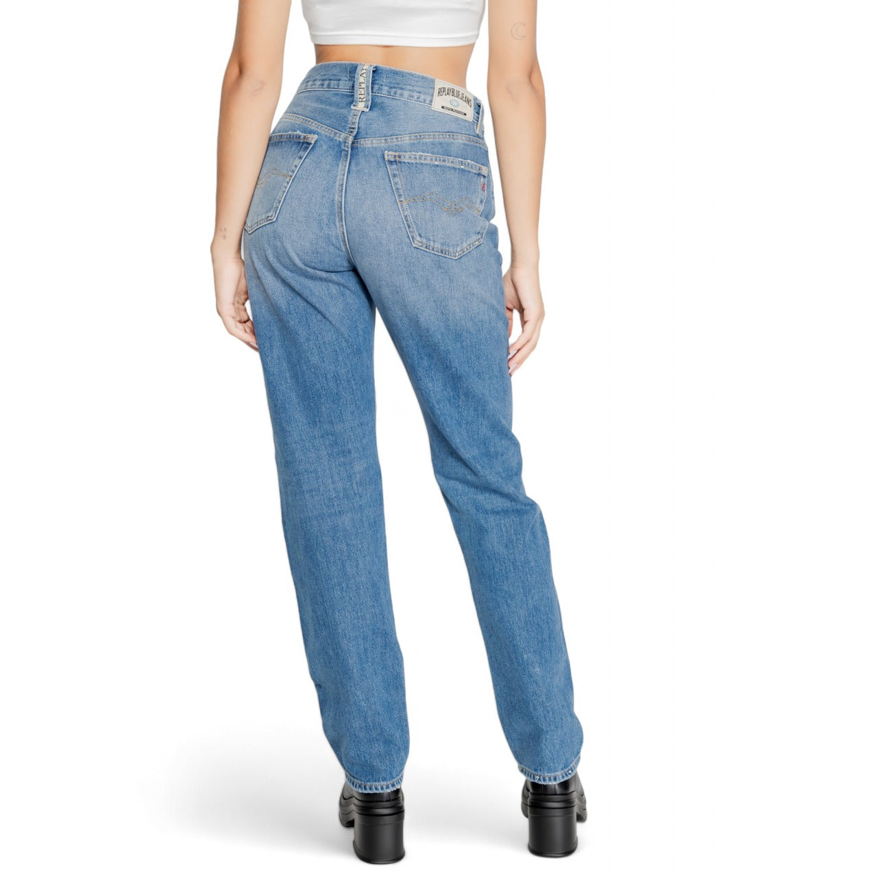 Replay Jeans Dames Blauw #2326676