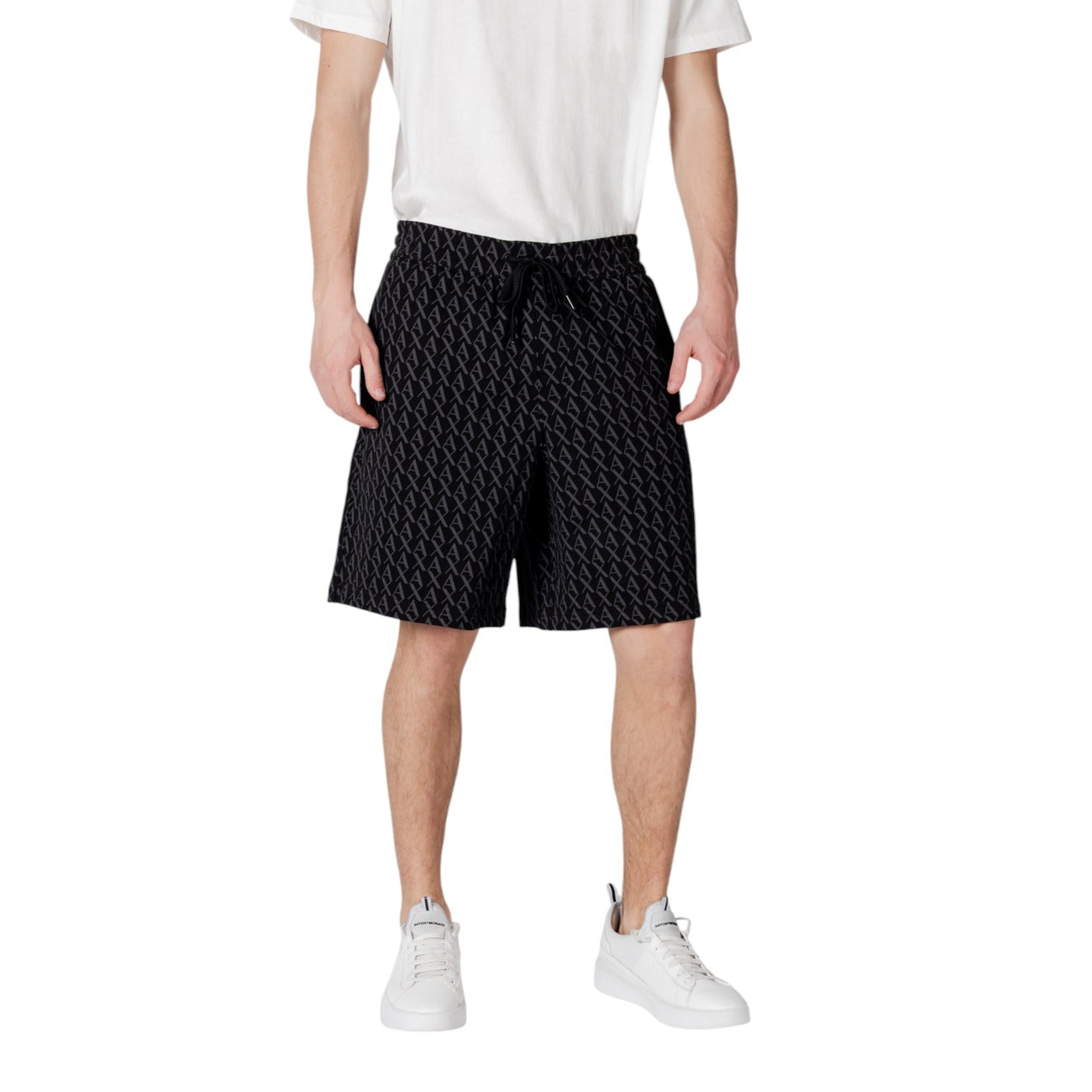 Armani Exchange Bermuda Herren Grau