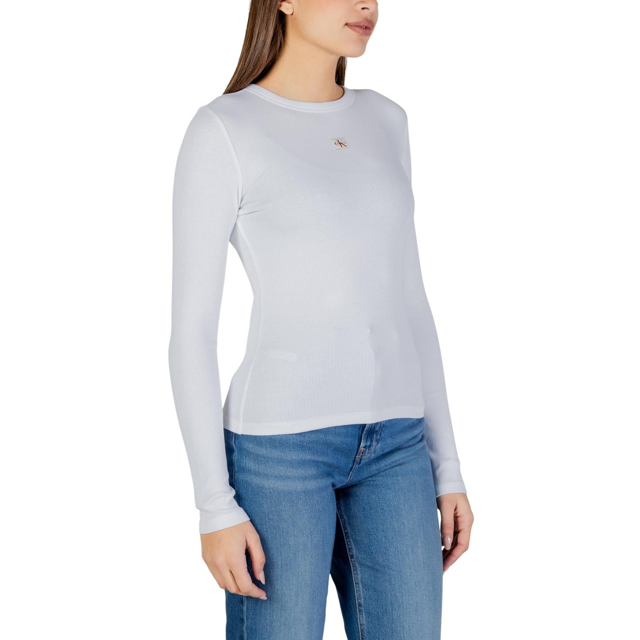 Calvin Klein Jeans T-Shirt Damen Weiß #2469895