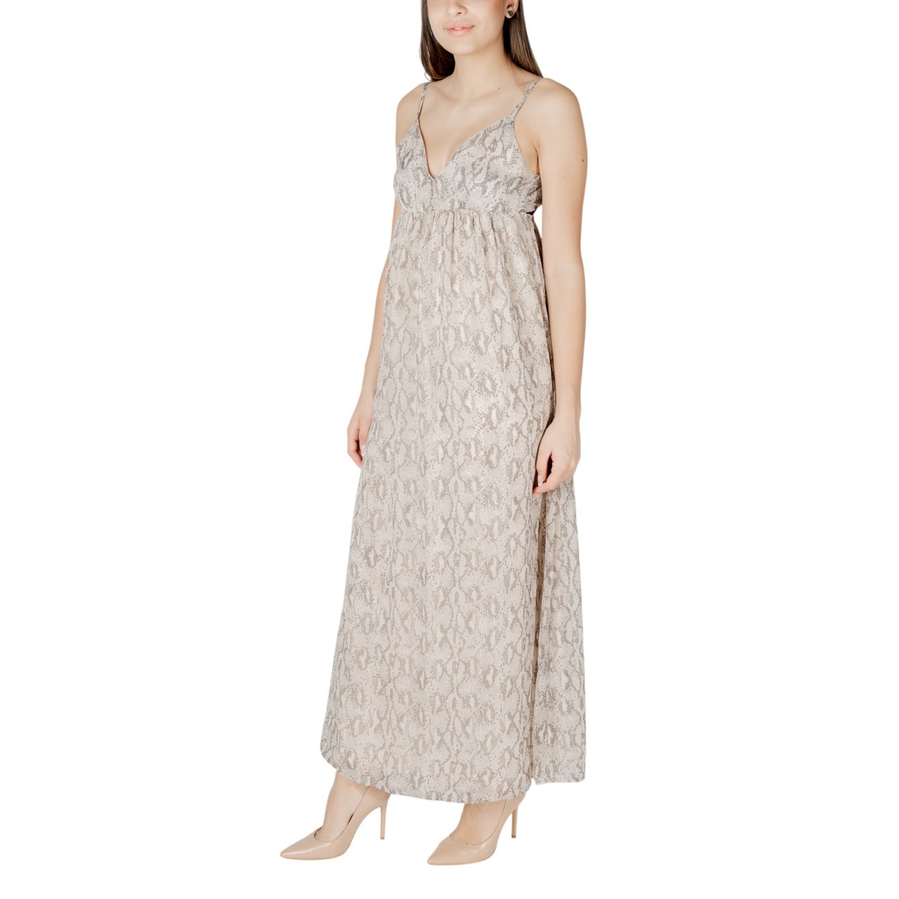 Only Kleid Damen Beige