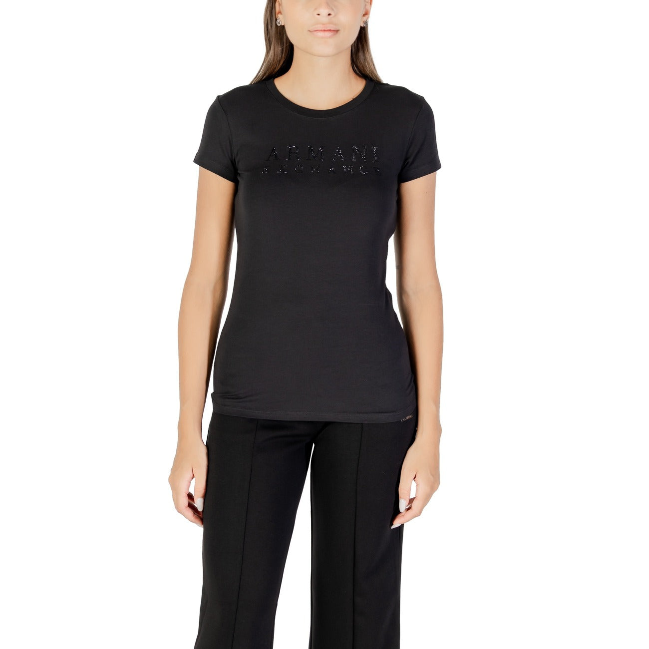Armani Exchange T-shirt Dames Zwart #2430268