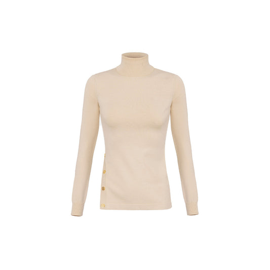 Elisabetta Franchi Strickmode Damen Weiß
