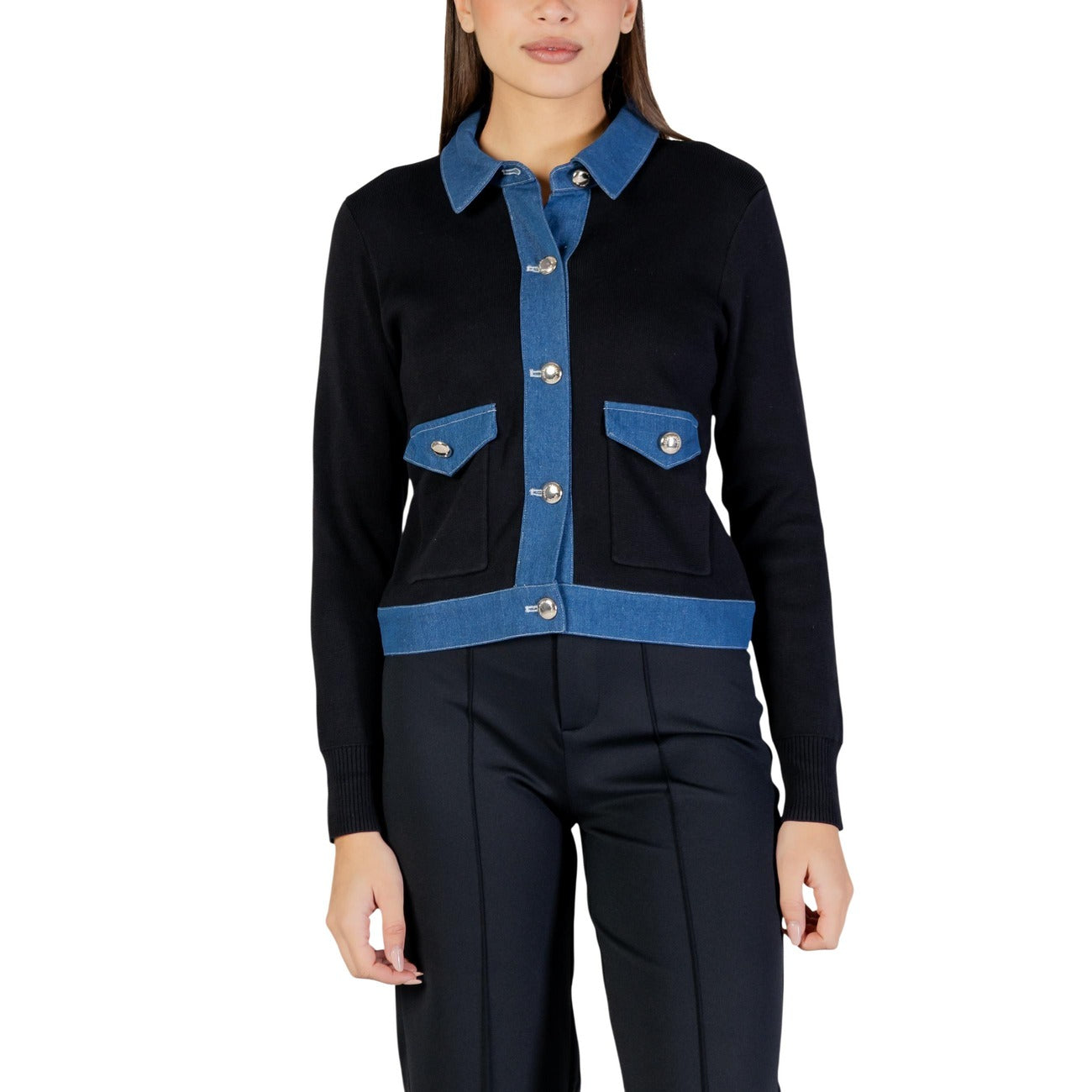 Morgan De Toi Cardigan Damen Schwarz