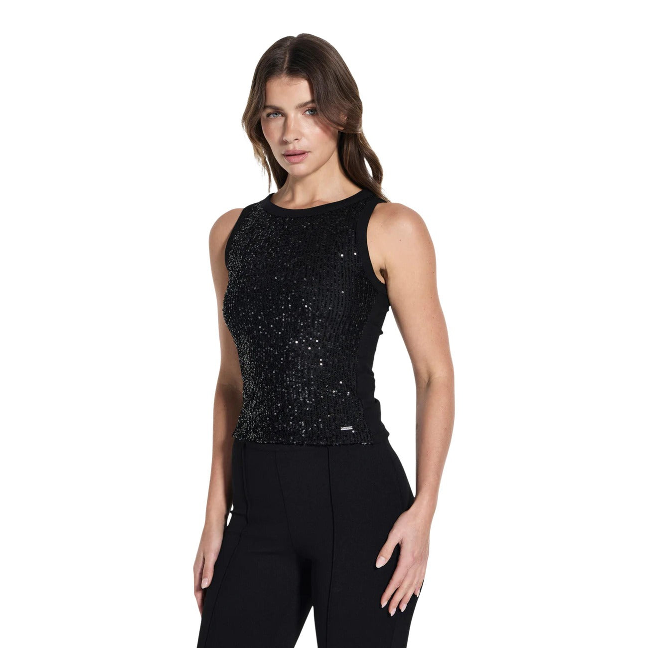 Guess Strickjacke Damen Schwarz