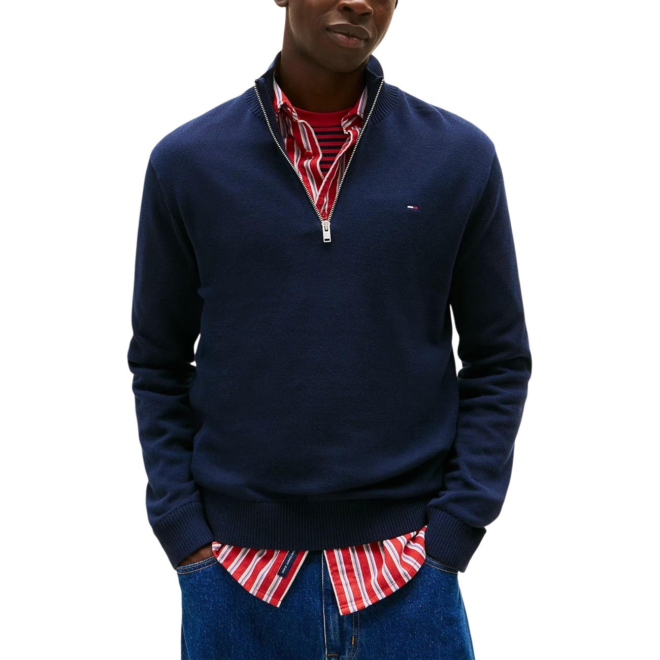Tommy Hilfiger Jeans Sweatshirt Herren Blau